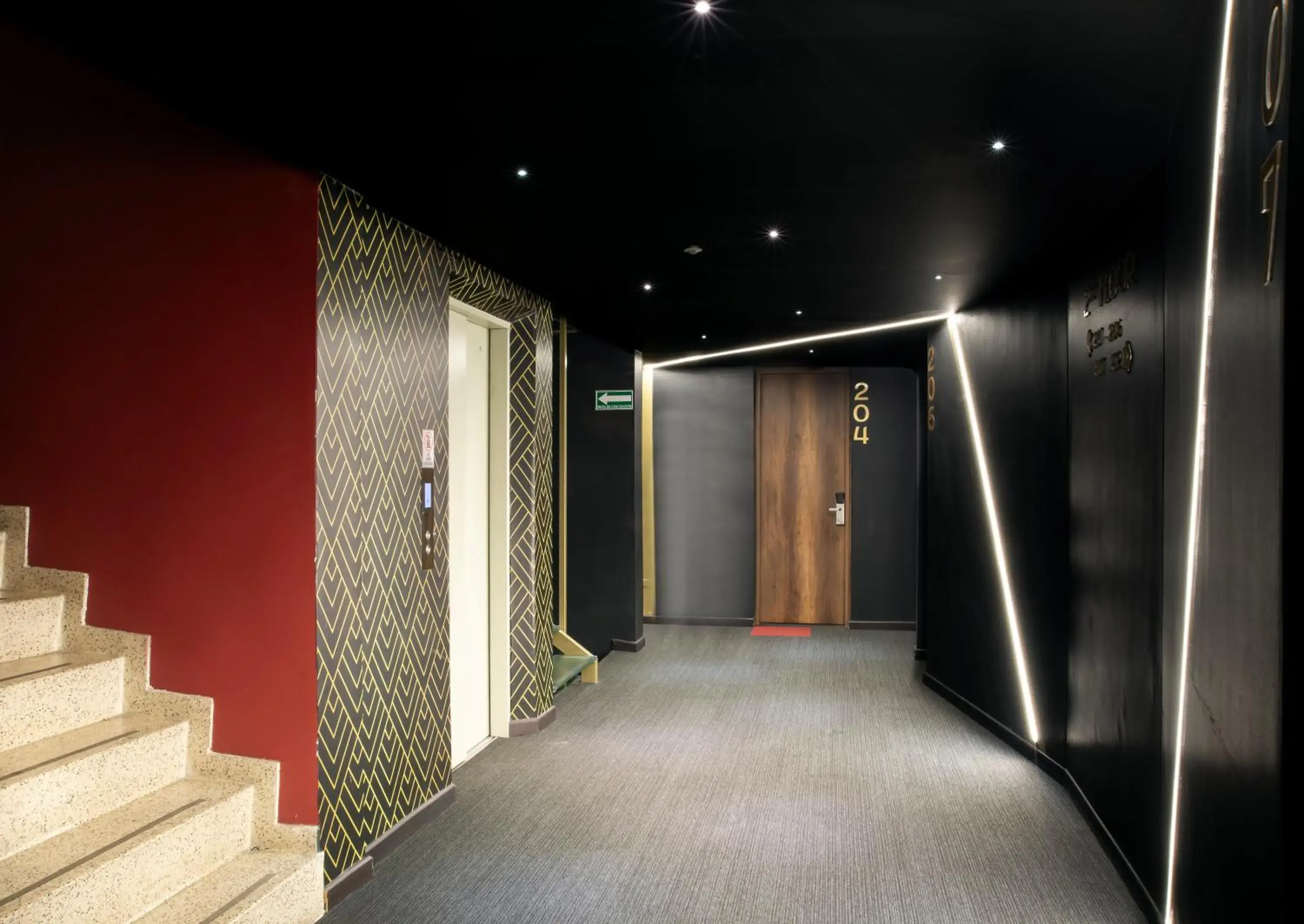 Property building in Hotel Black Usaquen Property building in Hotel Black Usaquen