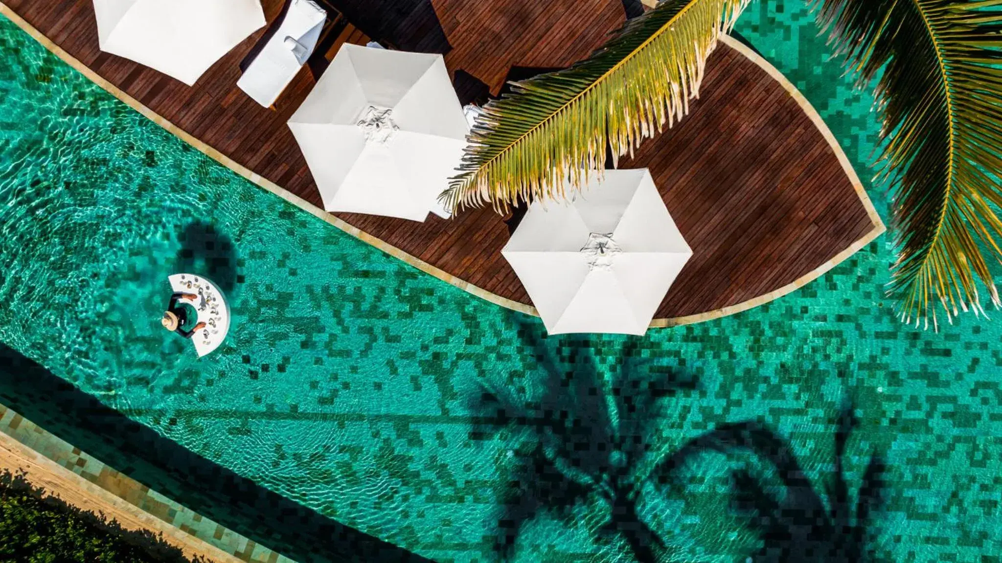 Pool view in Grand Velas Los Cabos Luxury All Inclusive Pool view in Grand Velas Los Cabos Luxury All Inclusive