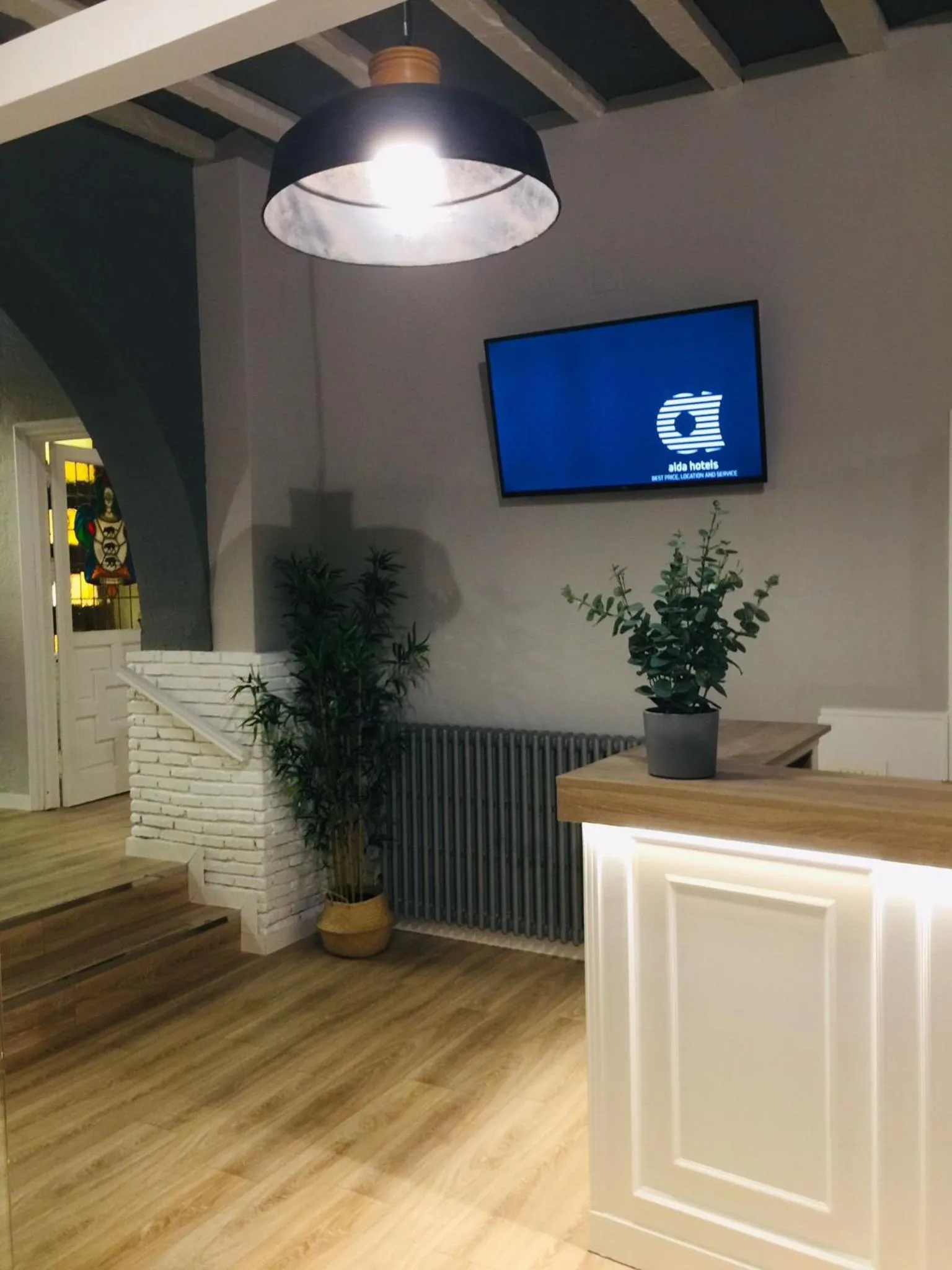 Lobby or reception in Alda Centro Pamplona