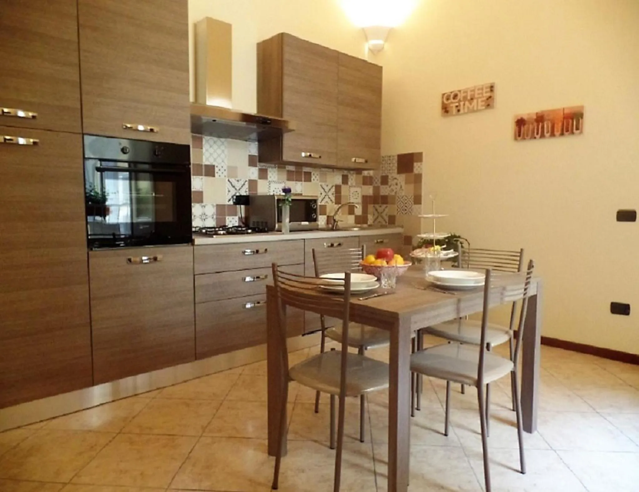 Kitchen or kitchenette in B&B La Canzanella