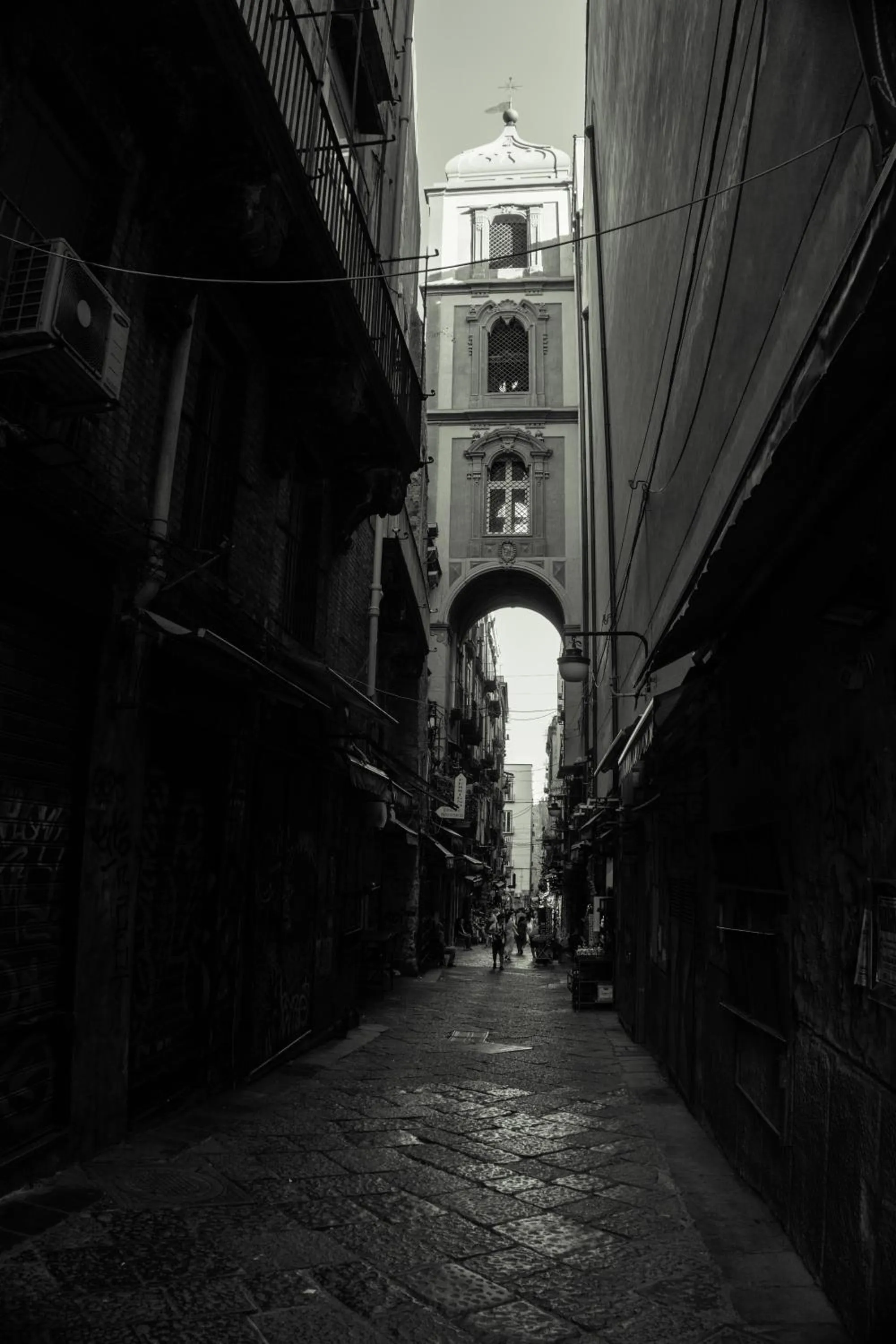 Landmark view in B&B La Canzanella