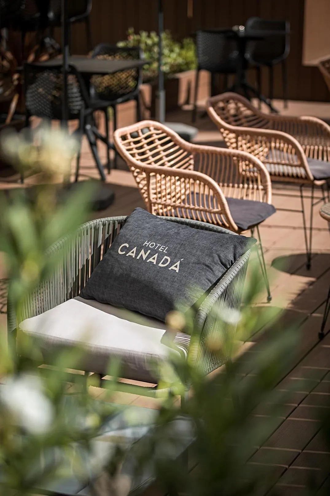 Patio in Hotel Canada