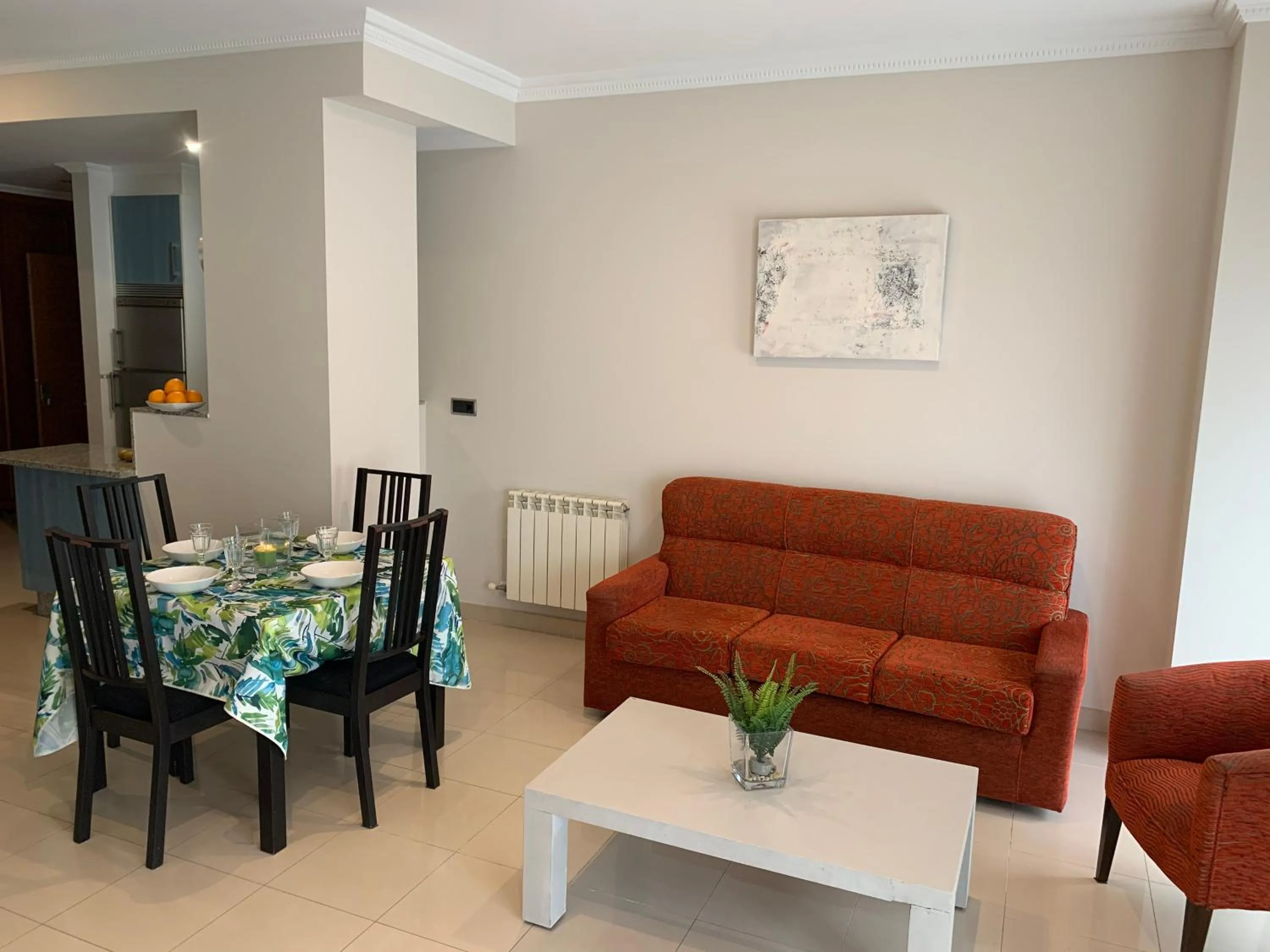 Living room in Apartamentos Arosa