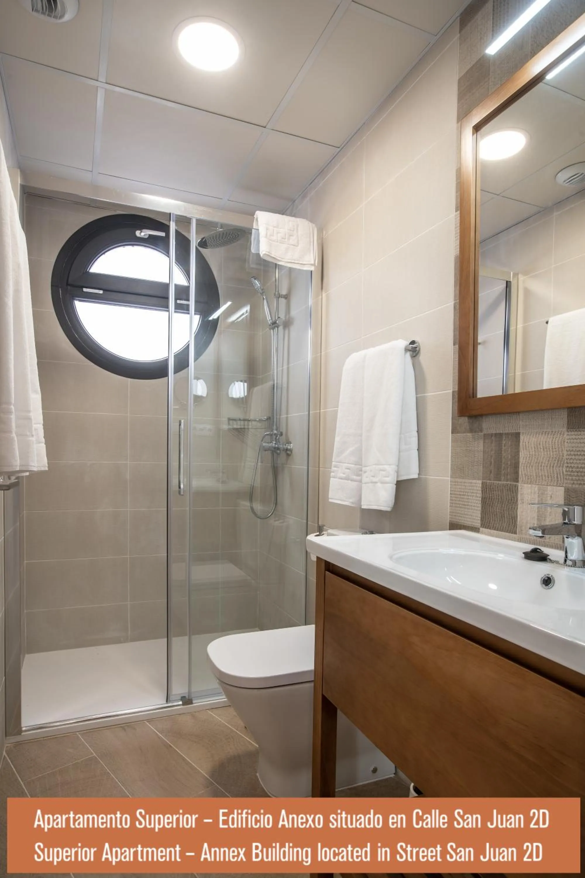 Shower in Apartamentos Maier