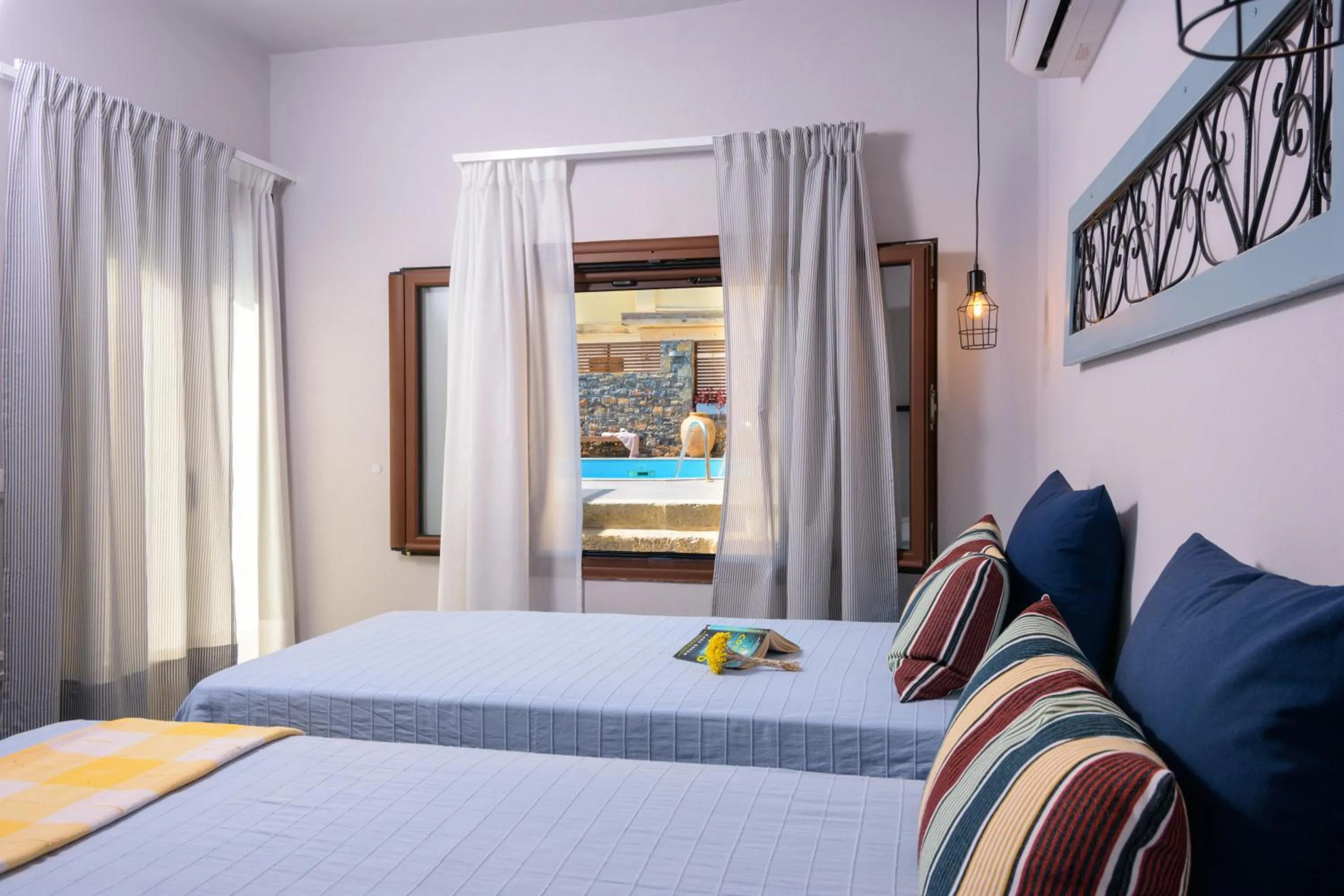 Bedroom, Bed in Villa Olga