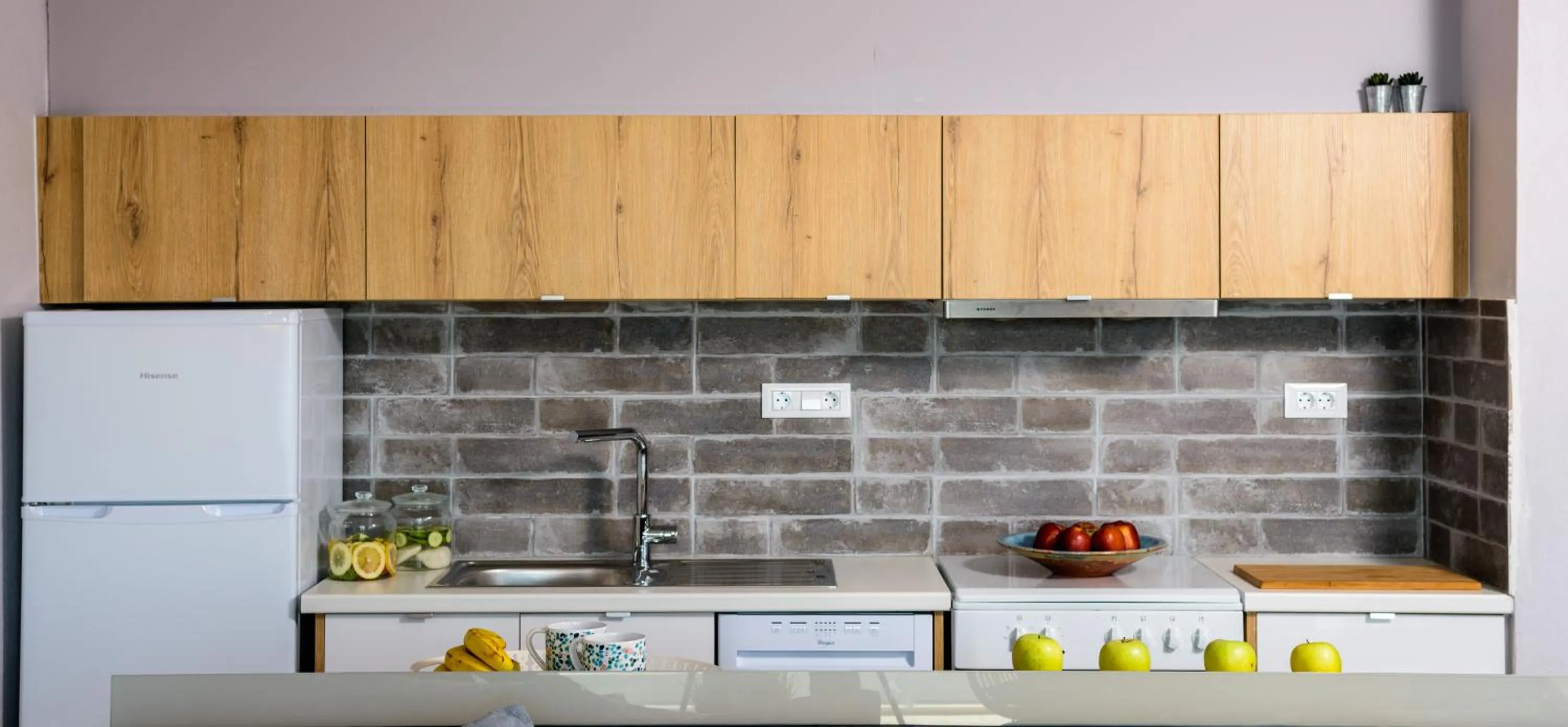 Kitchen or kitchenette in Villa Olga