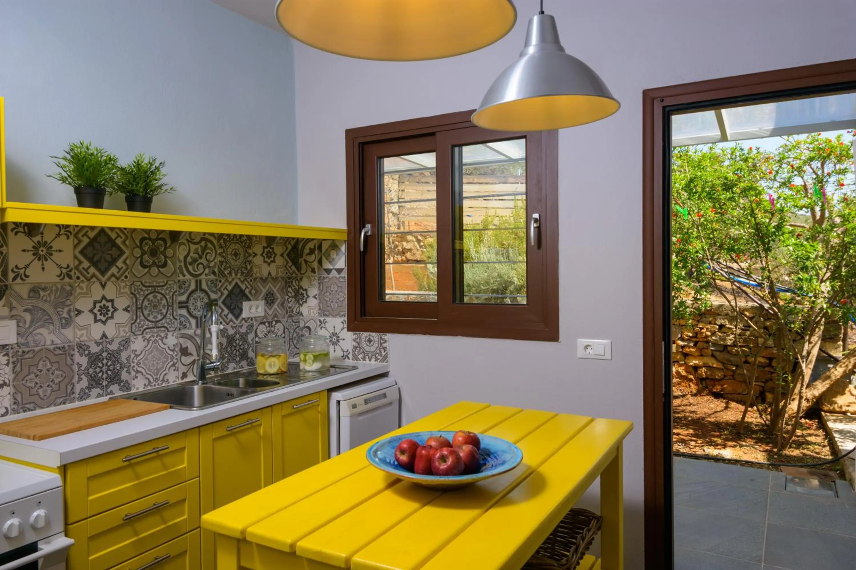 Kitchen or kitchenette in Villa Olga