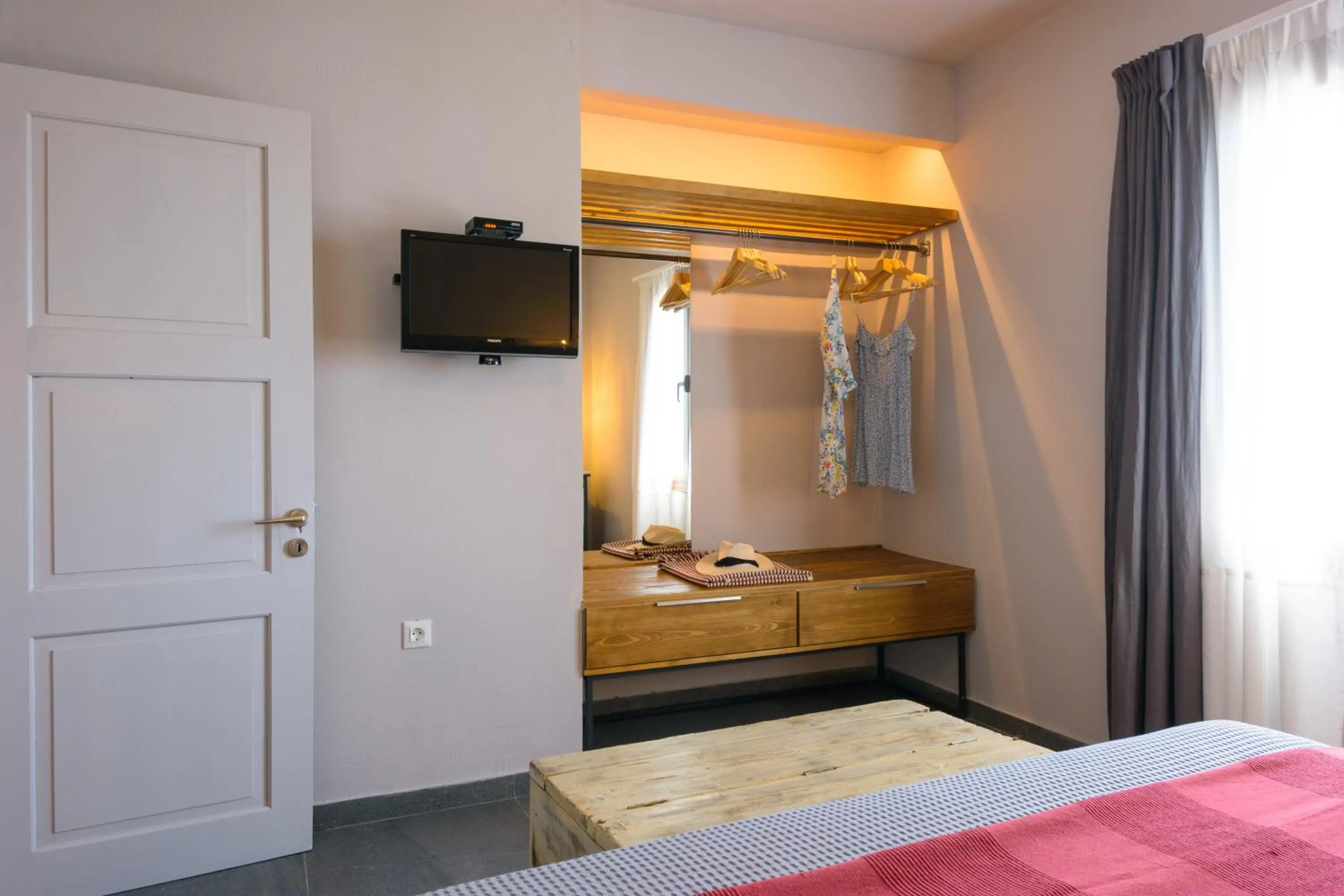 Bedroom, Bed in Villa Olga