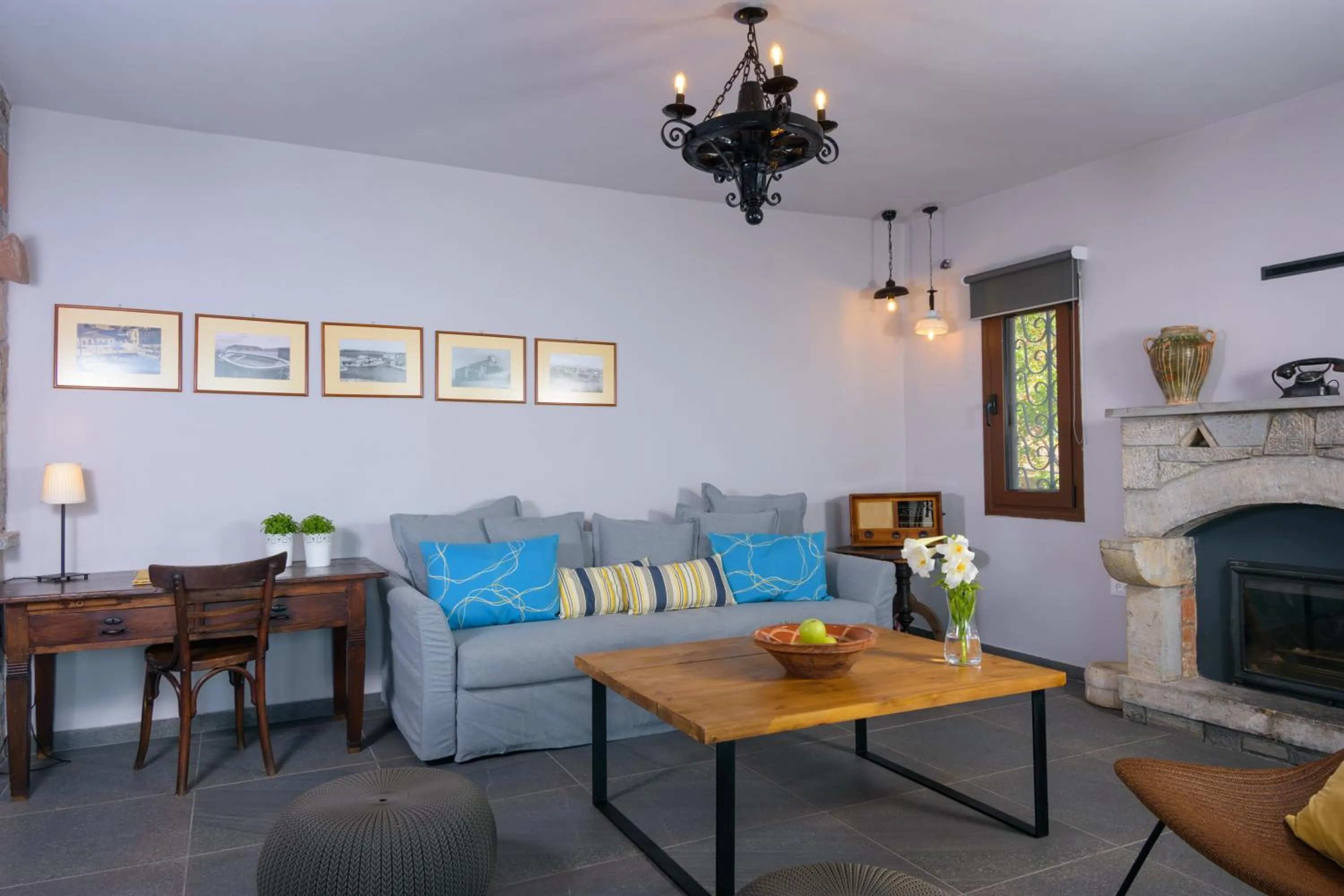 Living room in Villa Olga