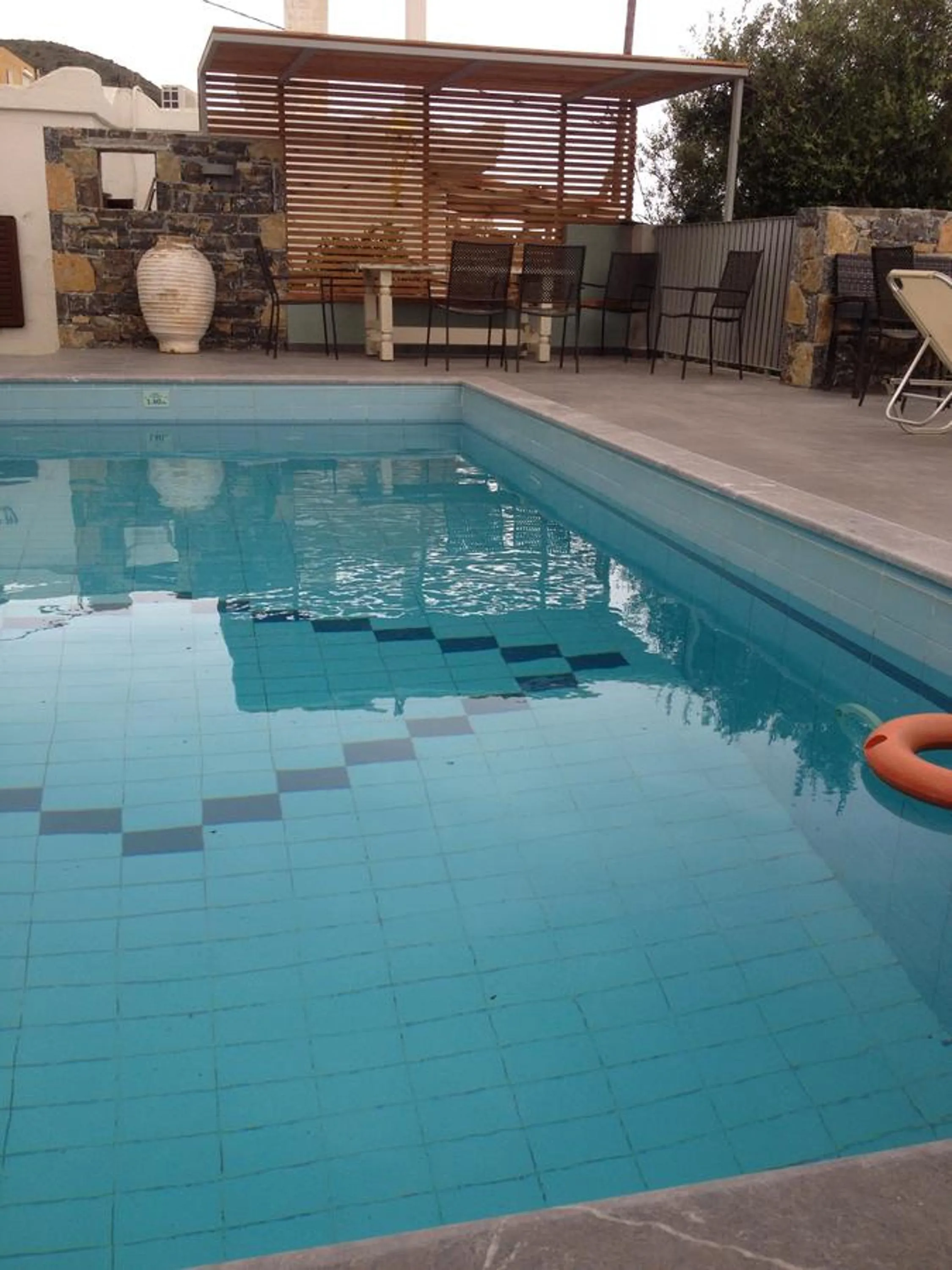 Pool view in Villa Olga