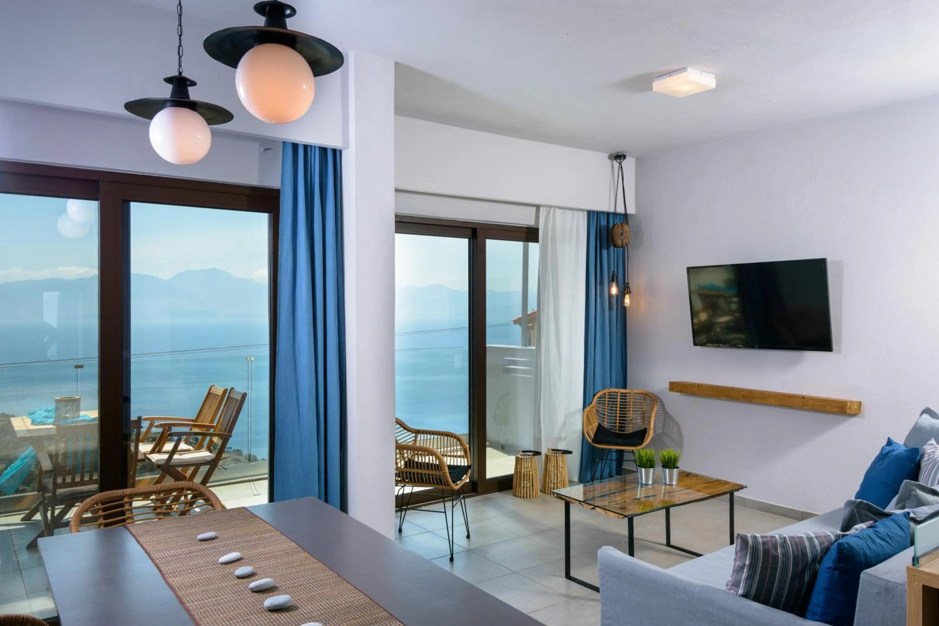 Living room in Villa Olga