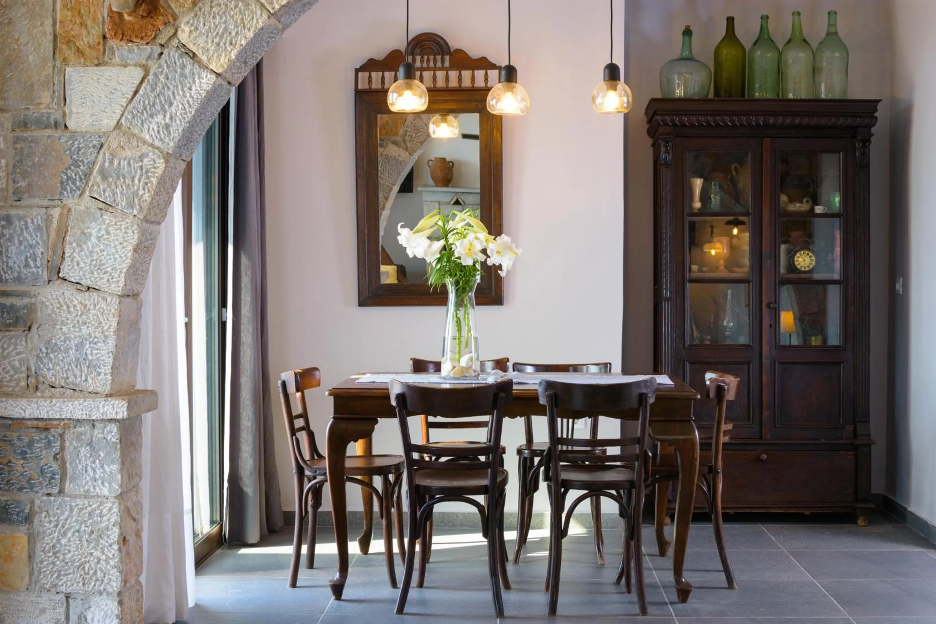 Dining area in Villa Olga