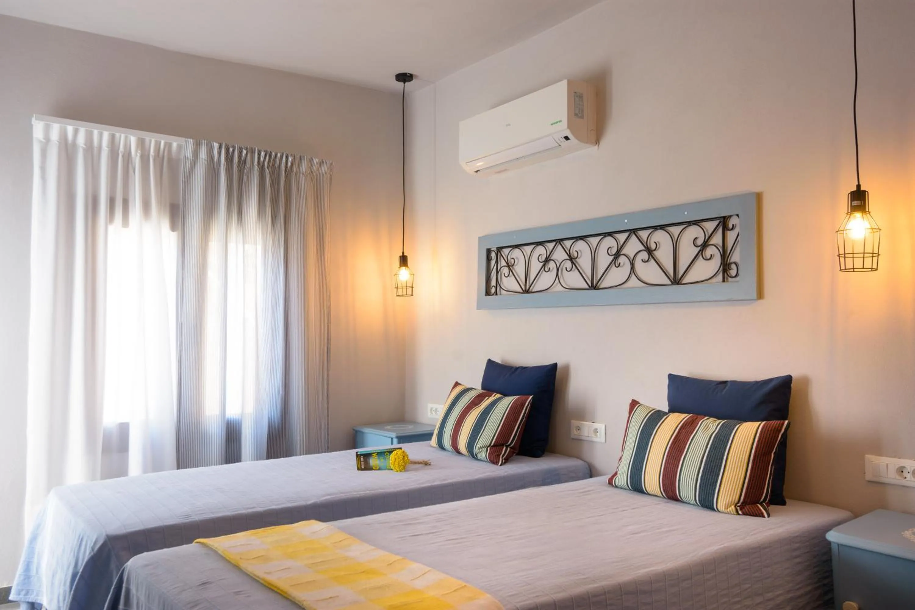 Bedroom, Bed in Villa Olga