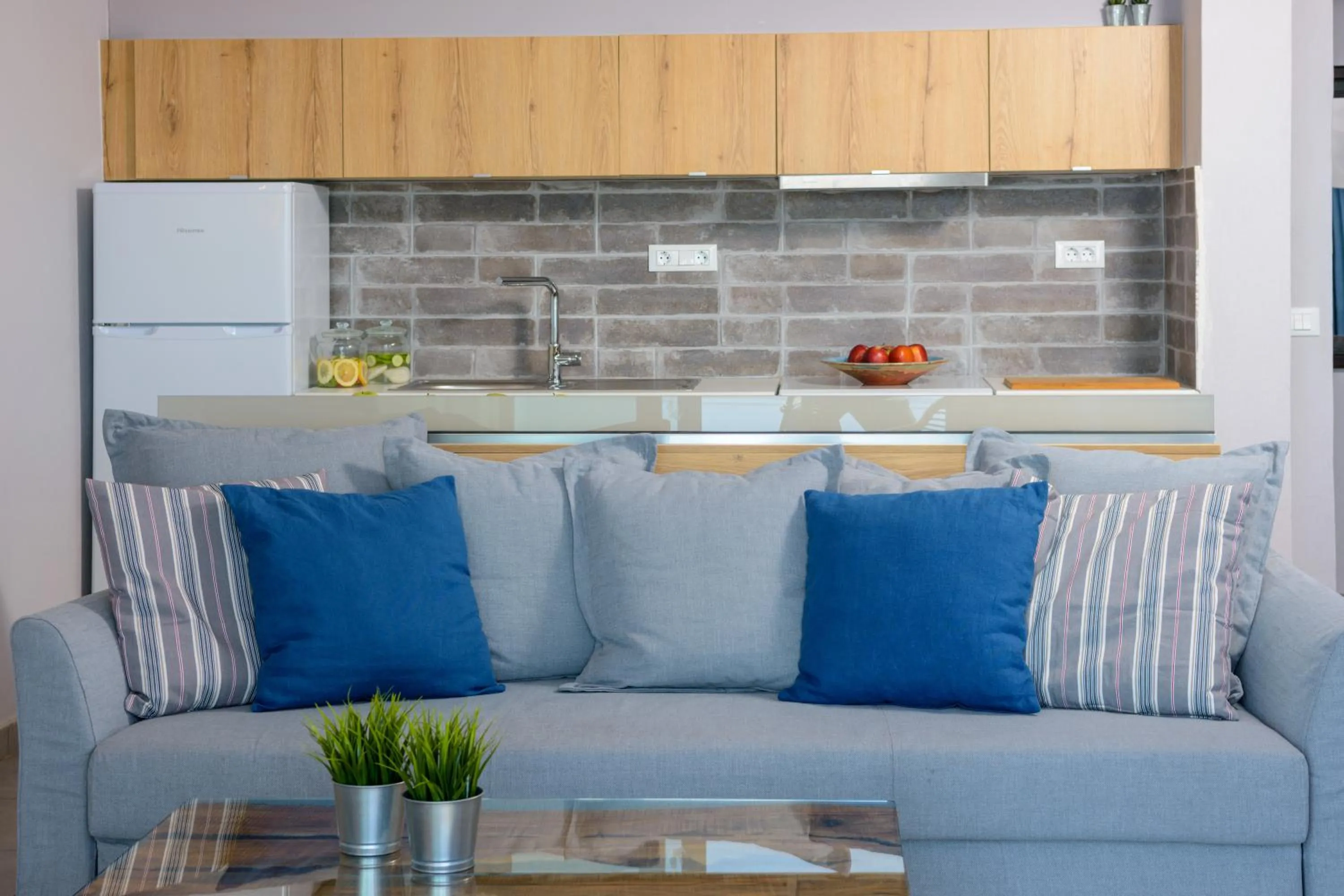 Living room in Villa Olga