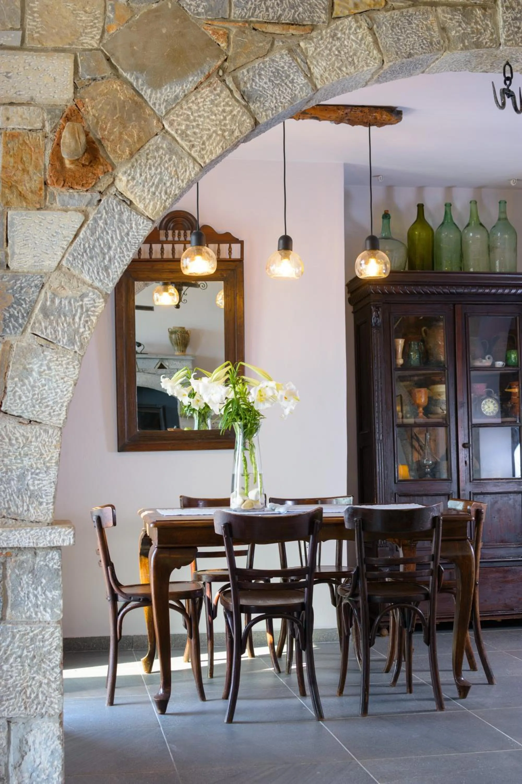 Dining area in Villa Olga