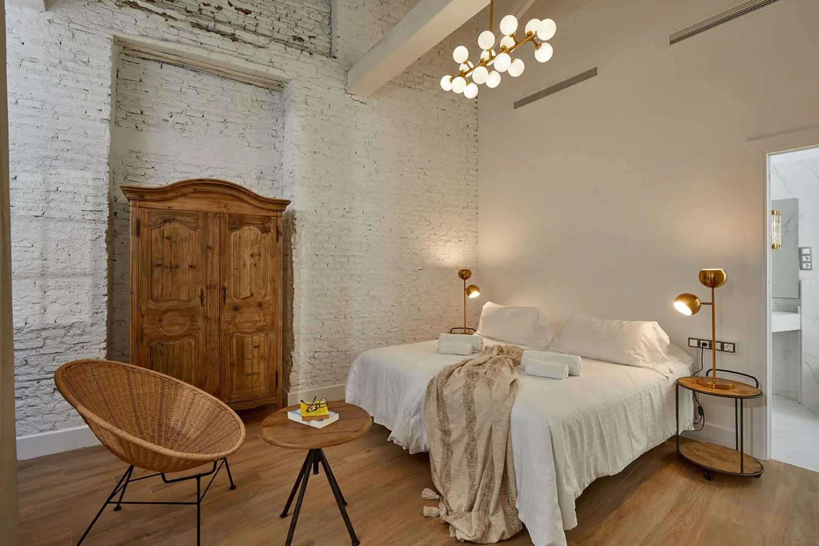 Bedroom, Bed in Lodgingmalaga Plaza Constitucion