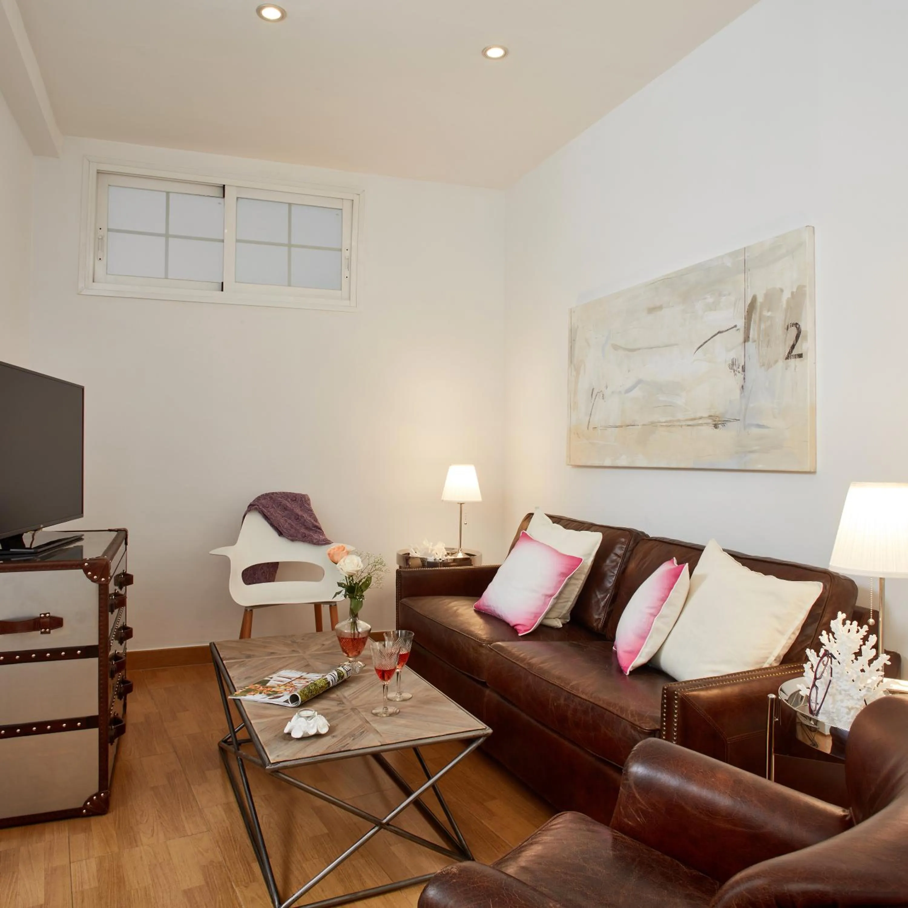 Living room in Lodgingmalaga Plaza Constitucion