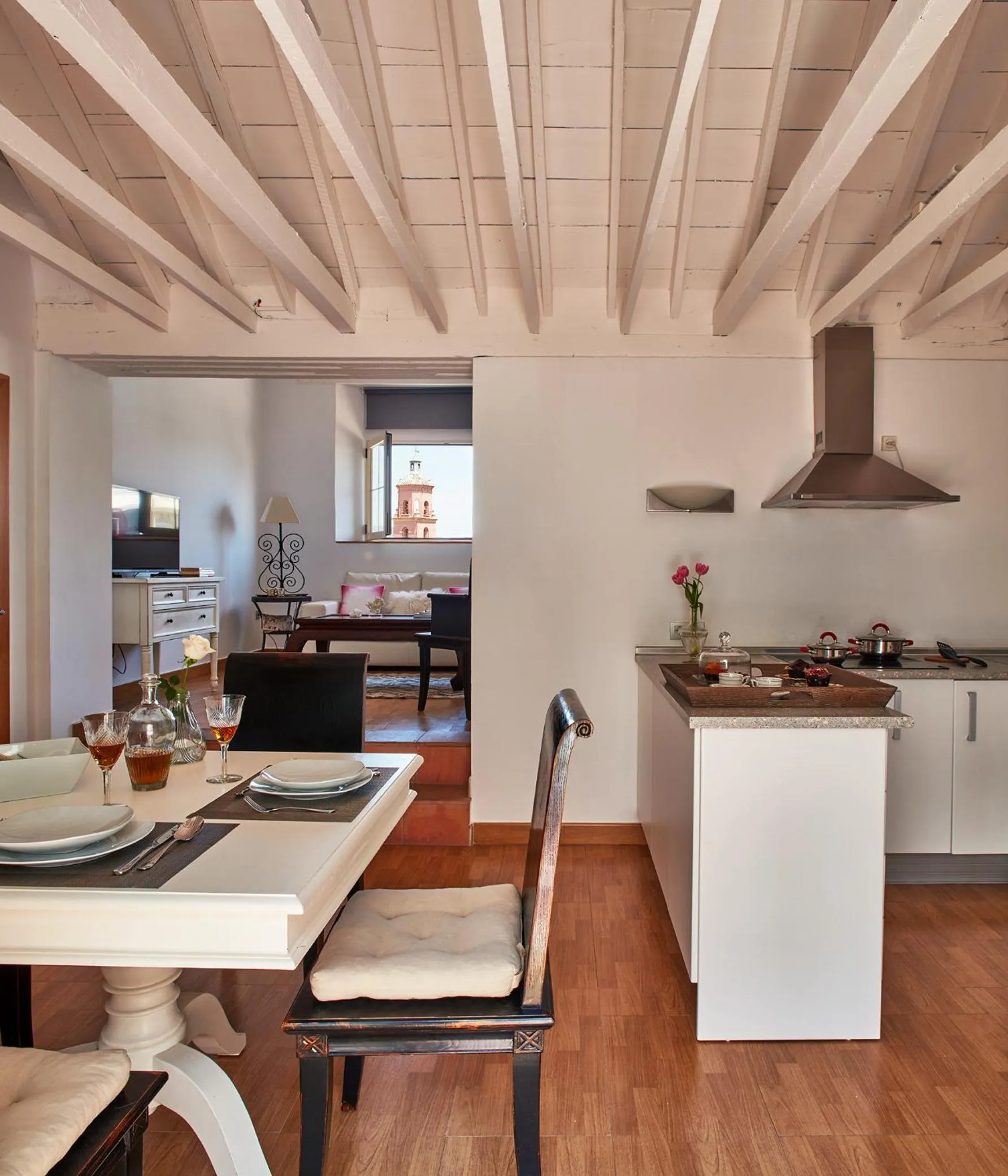 Kitchen or kitchenette in Lodgingmalaga Plaza Constitucion