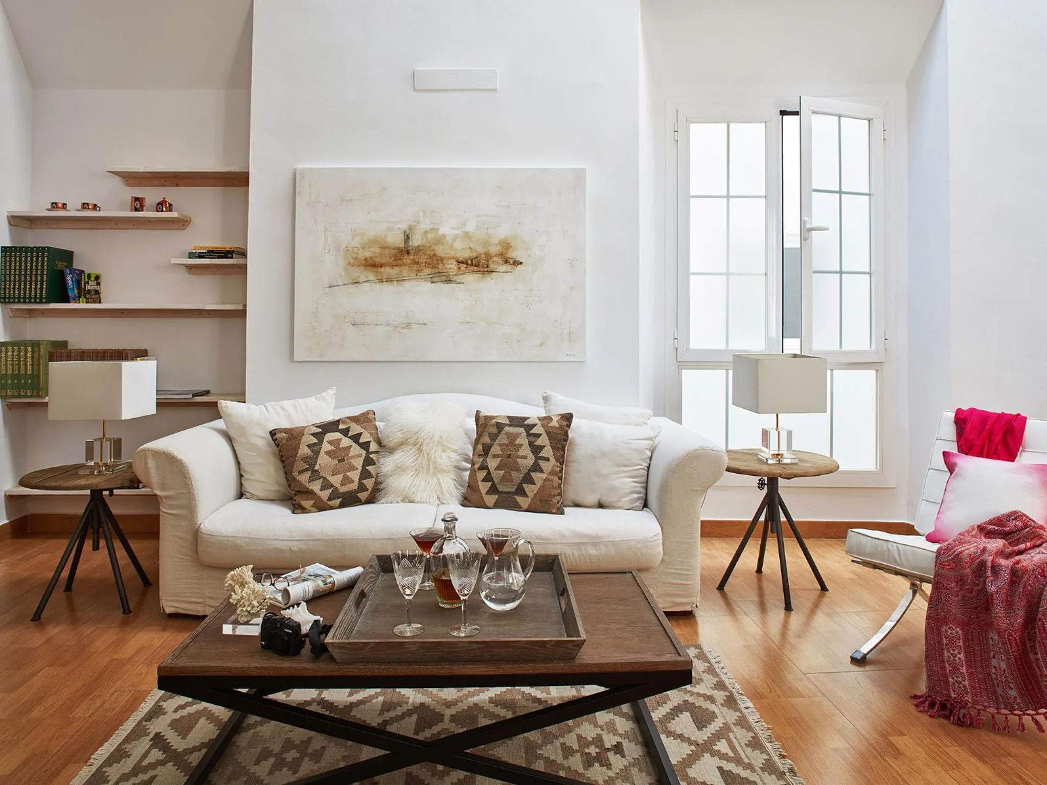 Seating area in Lodgingmalaga Plaza Constitucion