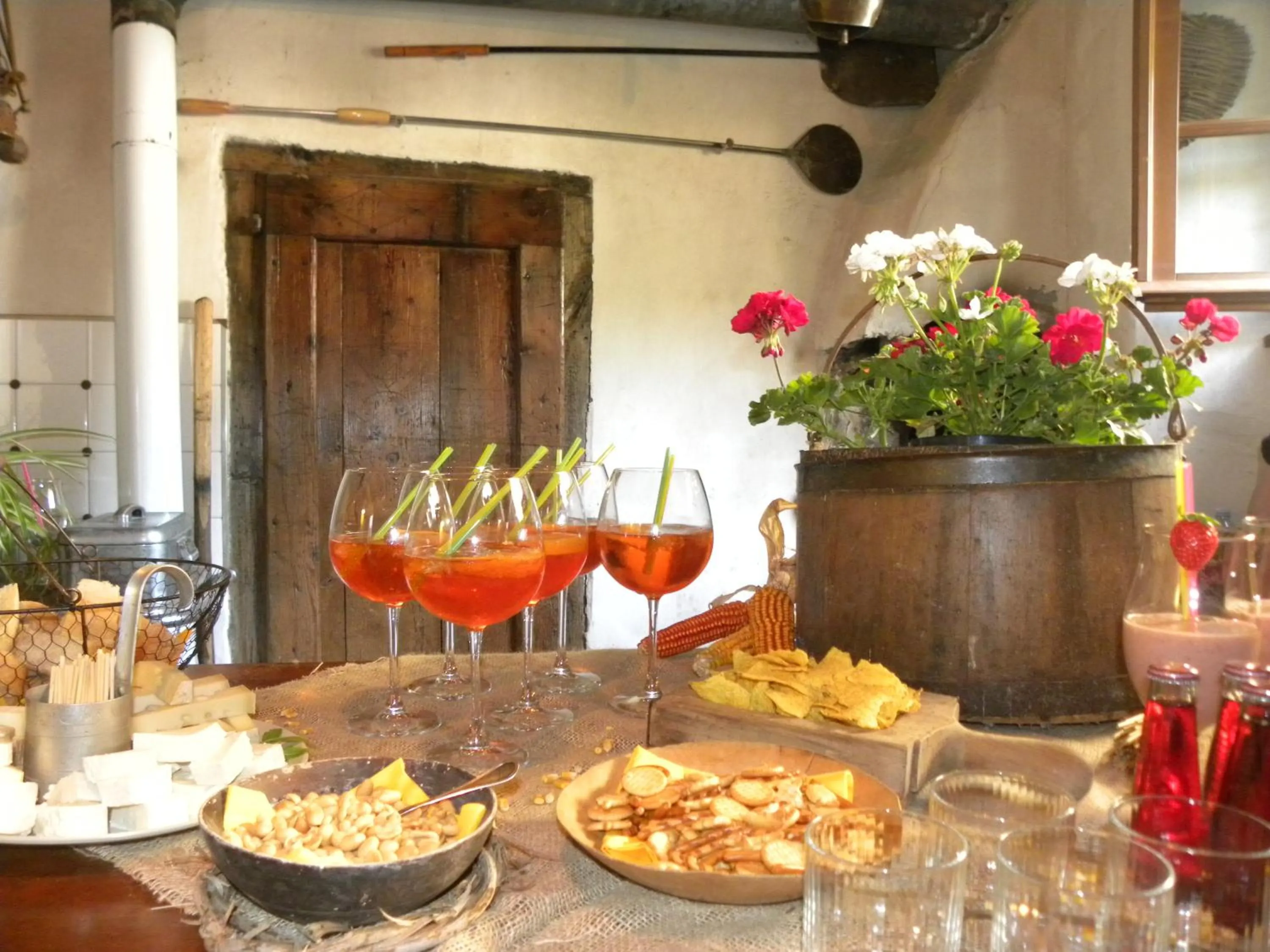 On site in B&B Santa Brigida