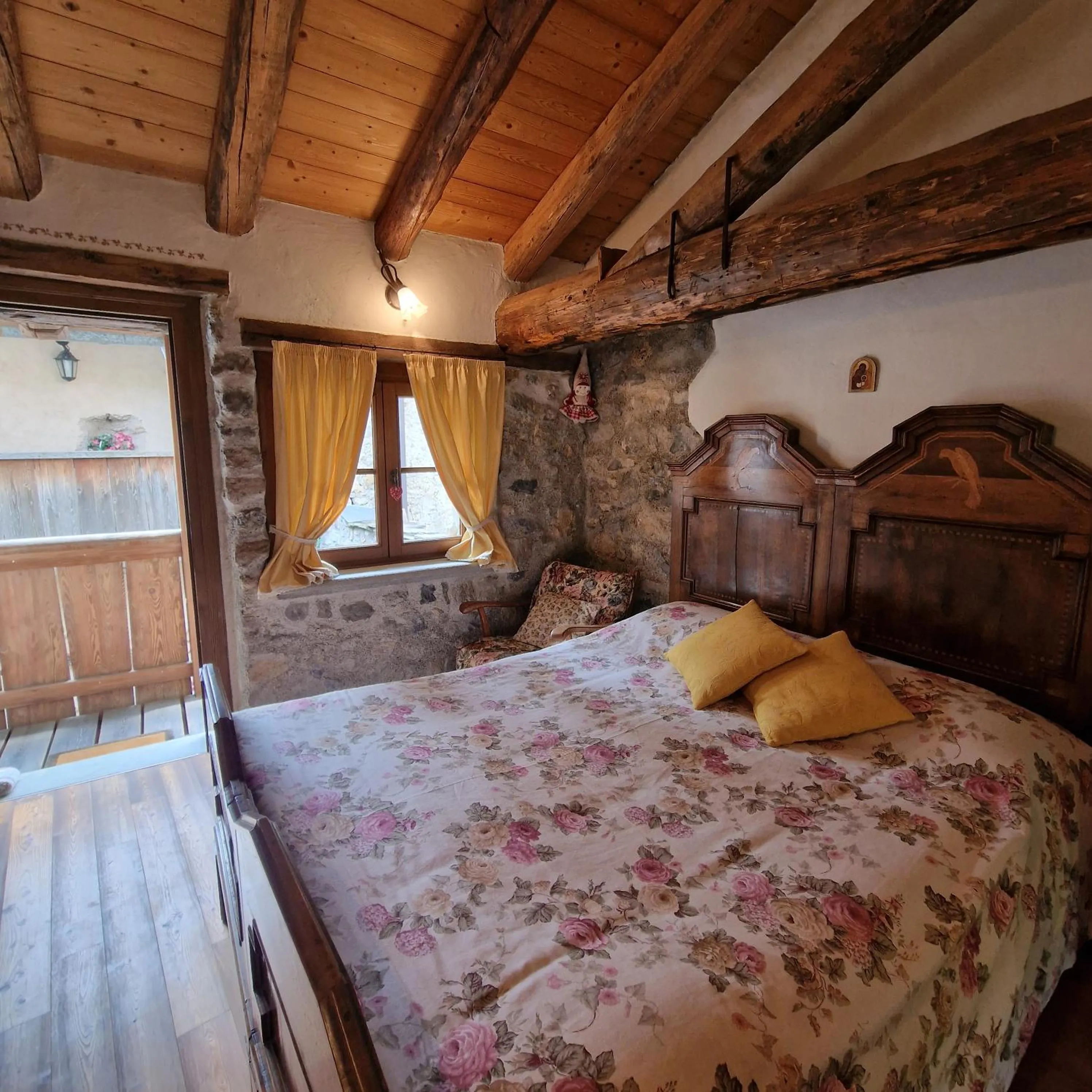 Bed in B&B Santa Brigida