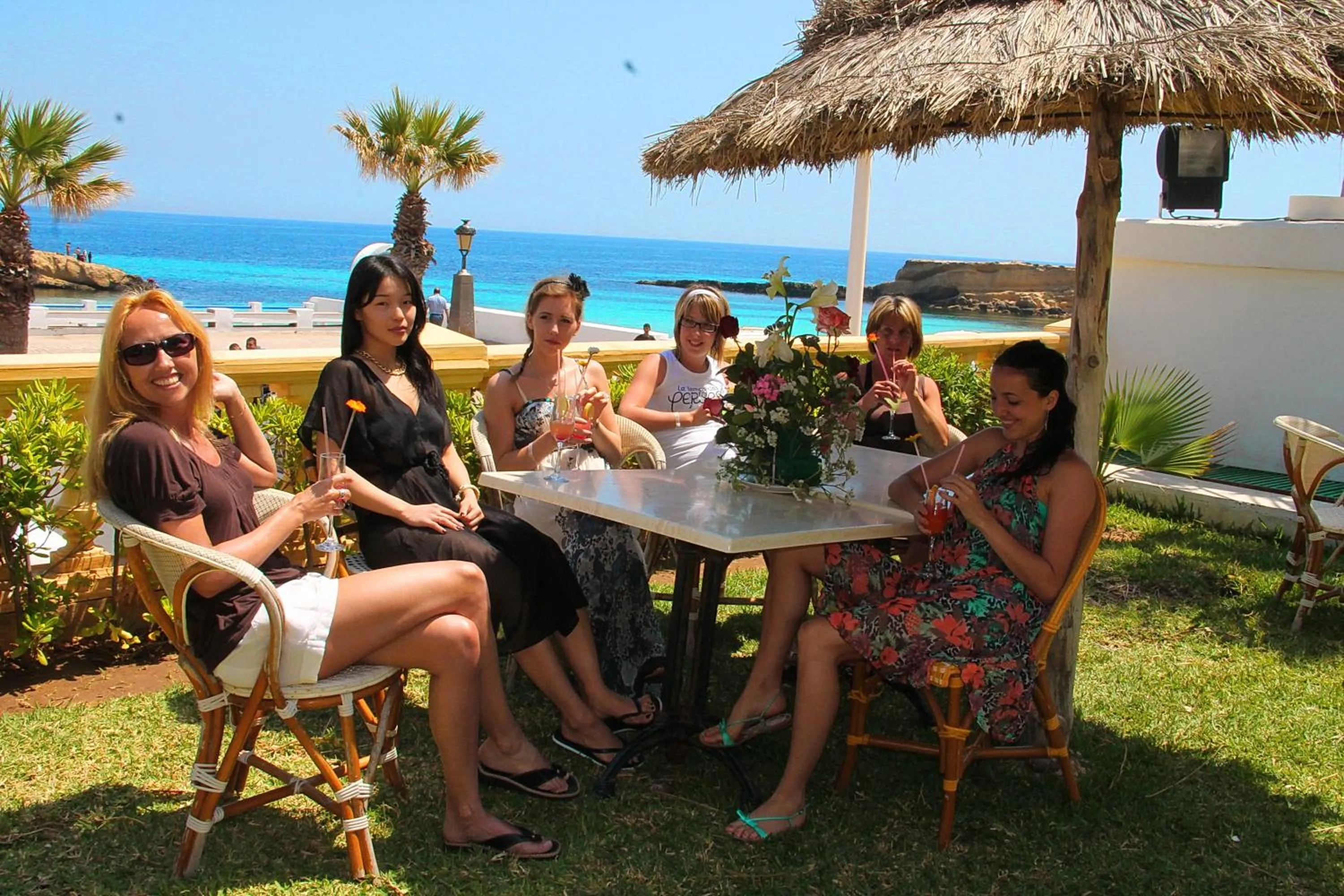 Patio in Hotel El Habib Monastir