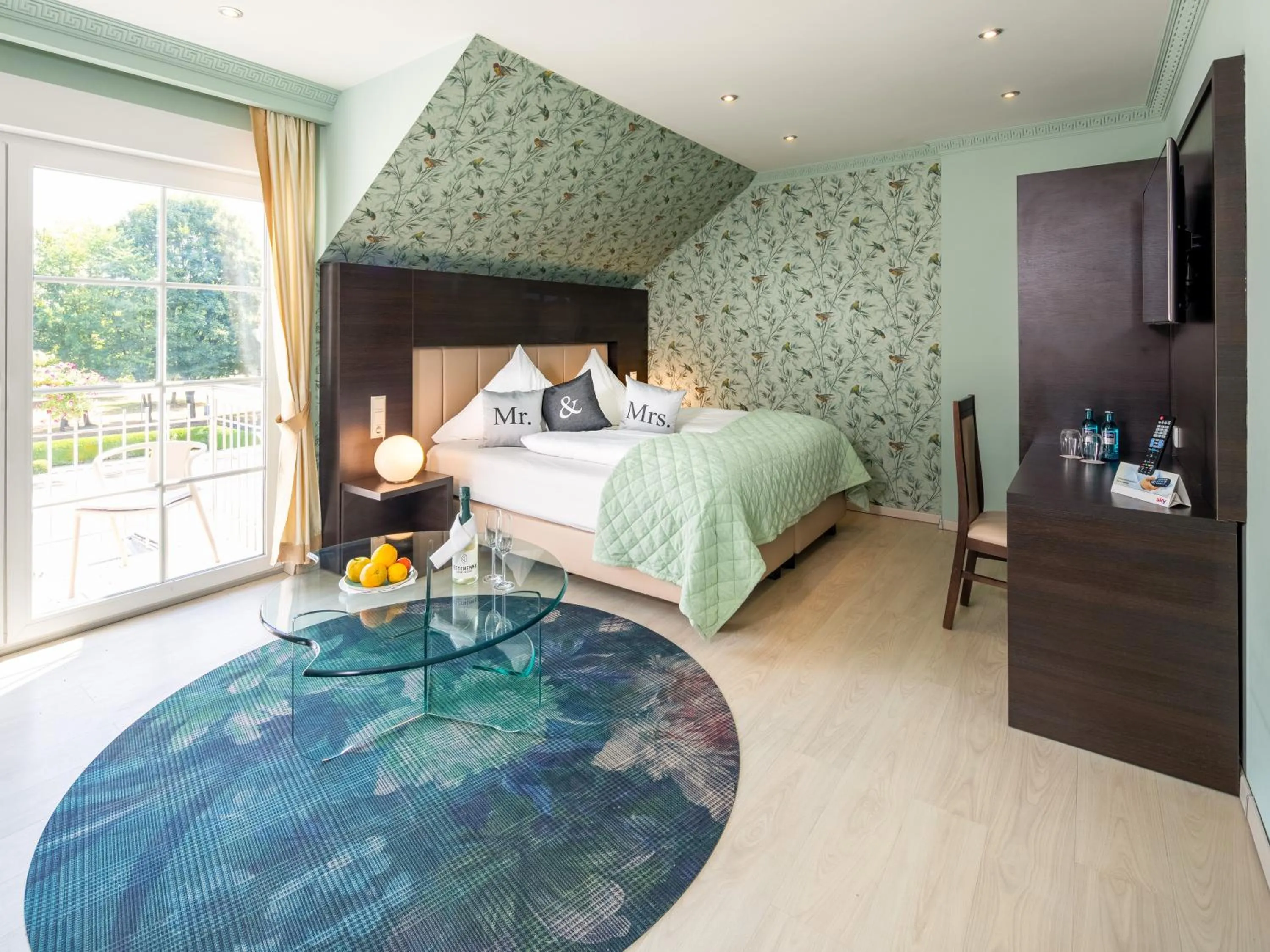 wedding, Bed in Kristallhotel Fettehenne