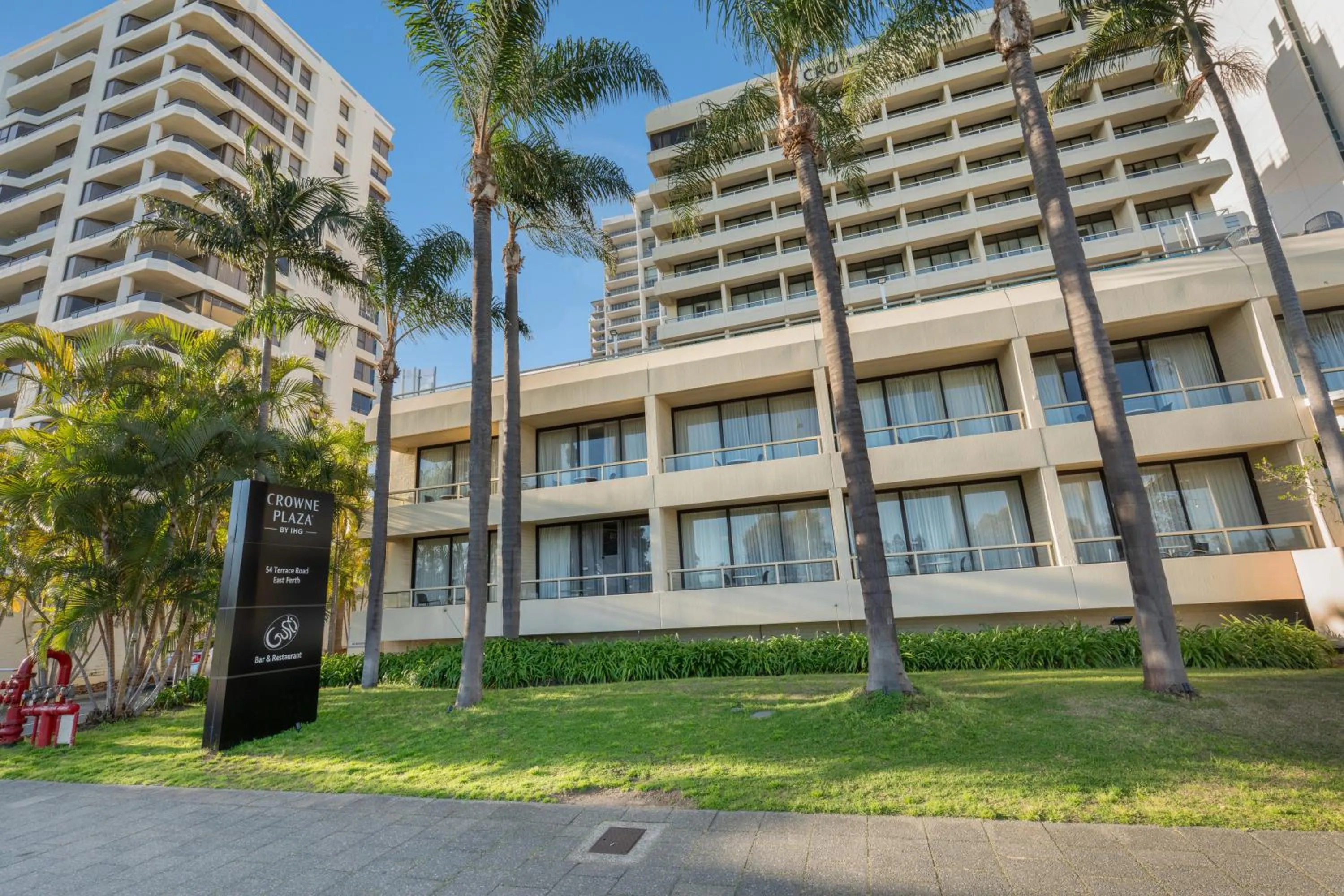 Property building in Crowne Plaza Perth by IHG