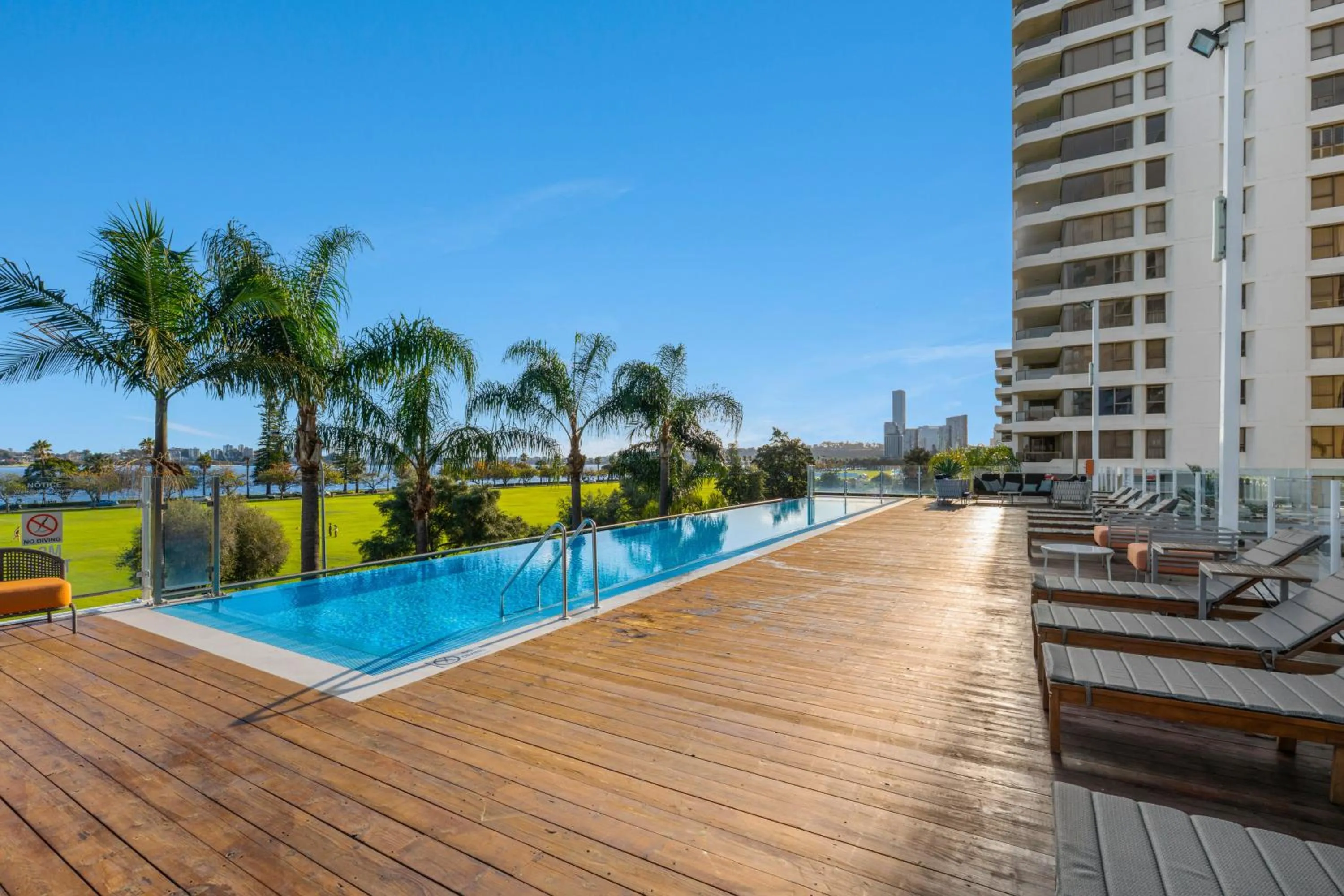 Swimming pool in Crowne Plaza Perth by IHG