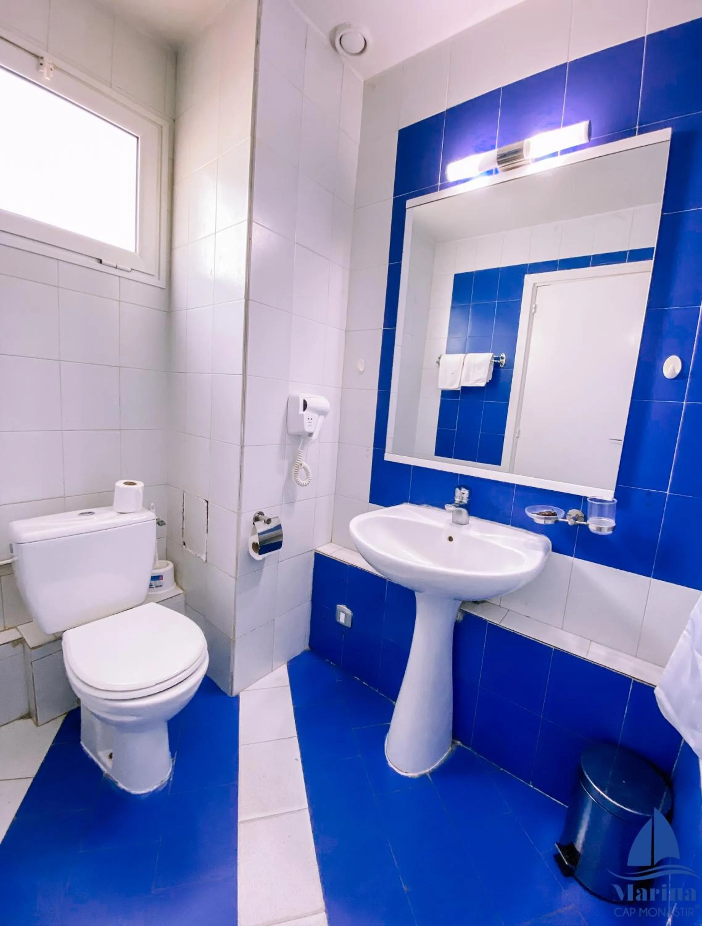 Bathroom in Marina Cap Monastir- Appart'Hôtel