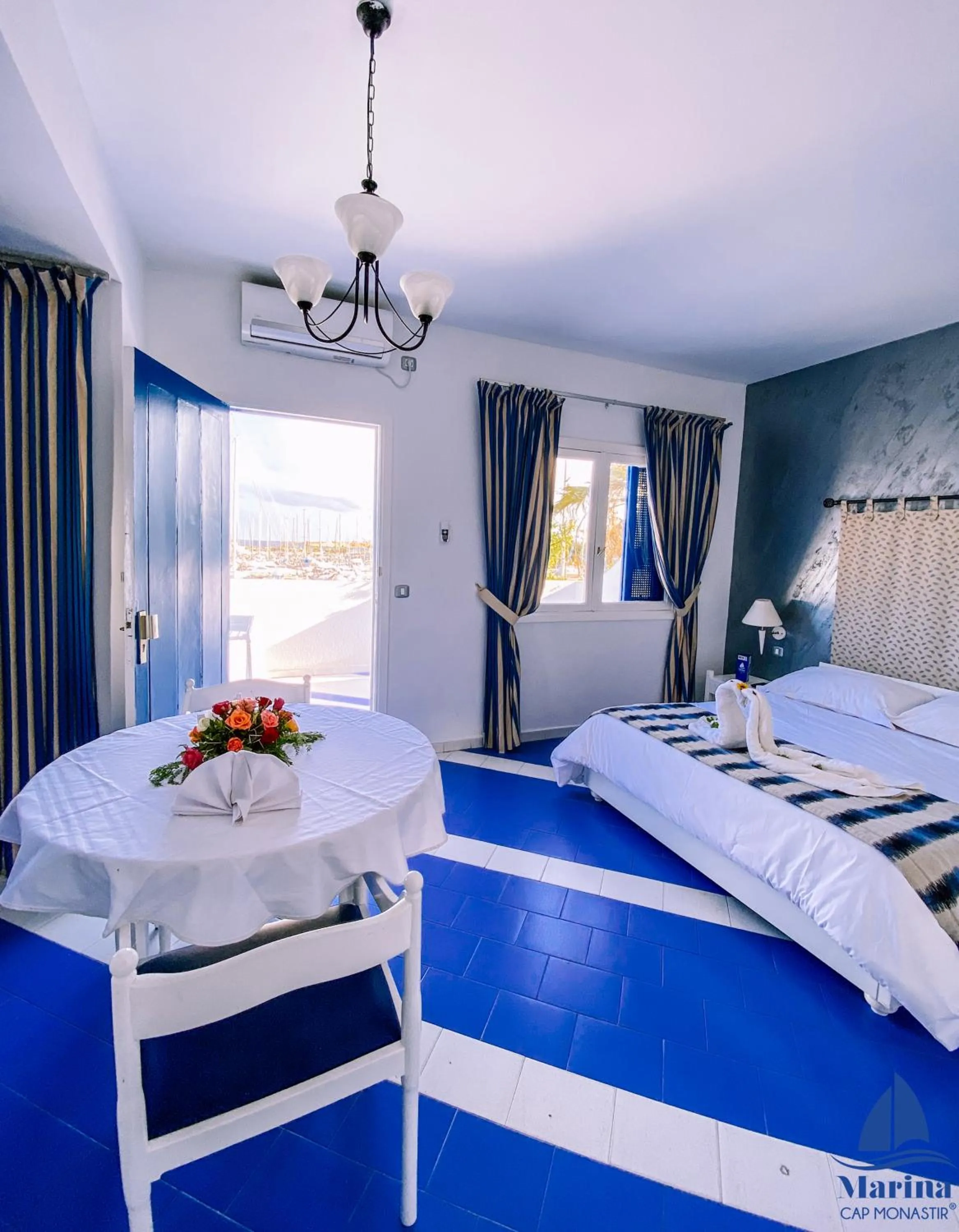 Photo of the whole room, Bed in Marina Cap Monastir- Appart'Hôtel