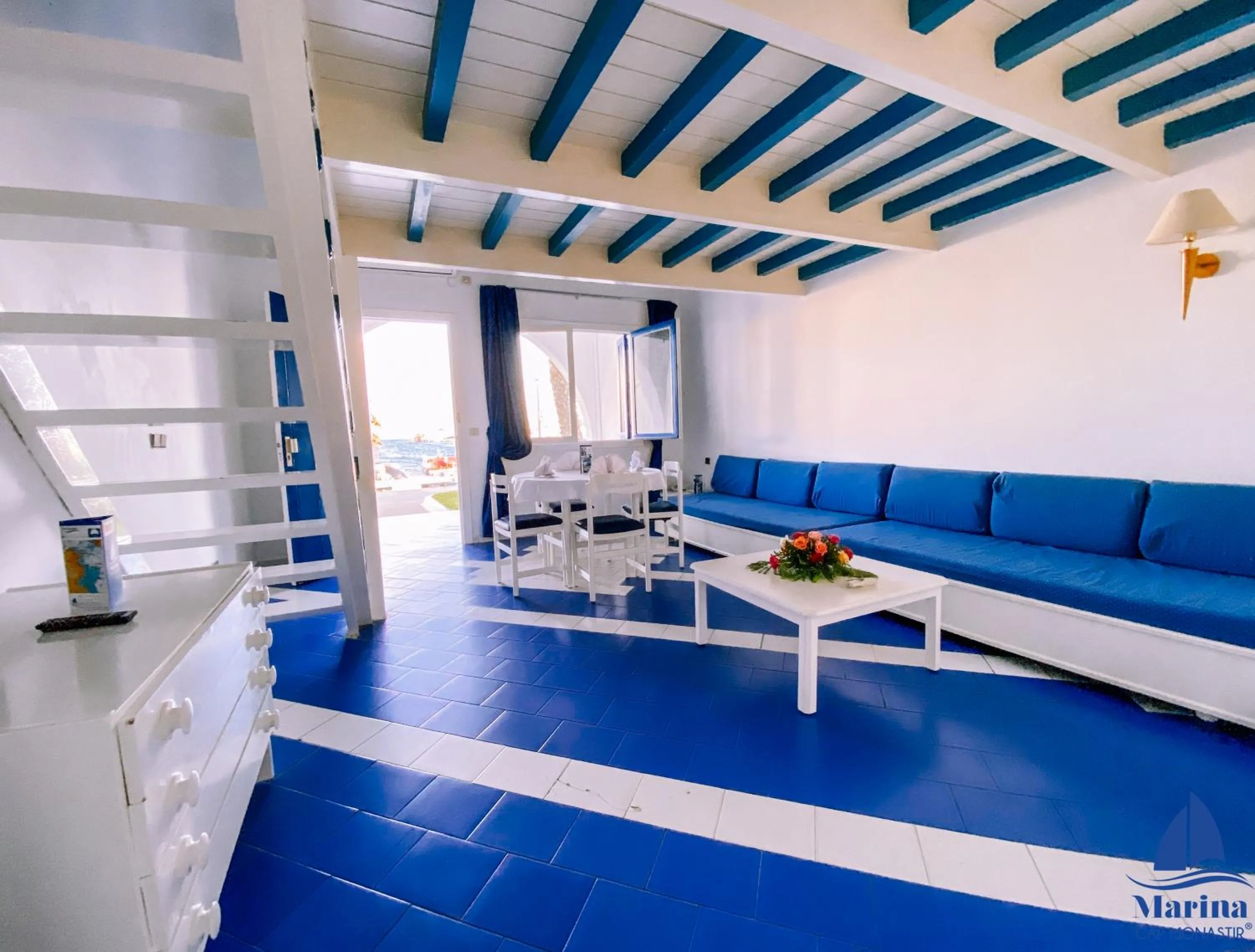 Living room in Marina Cap Monastir- Appart'Hôtel