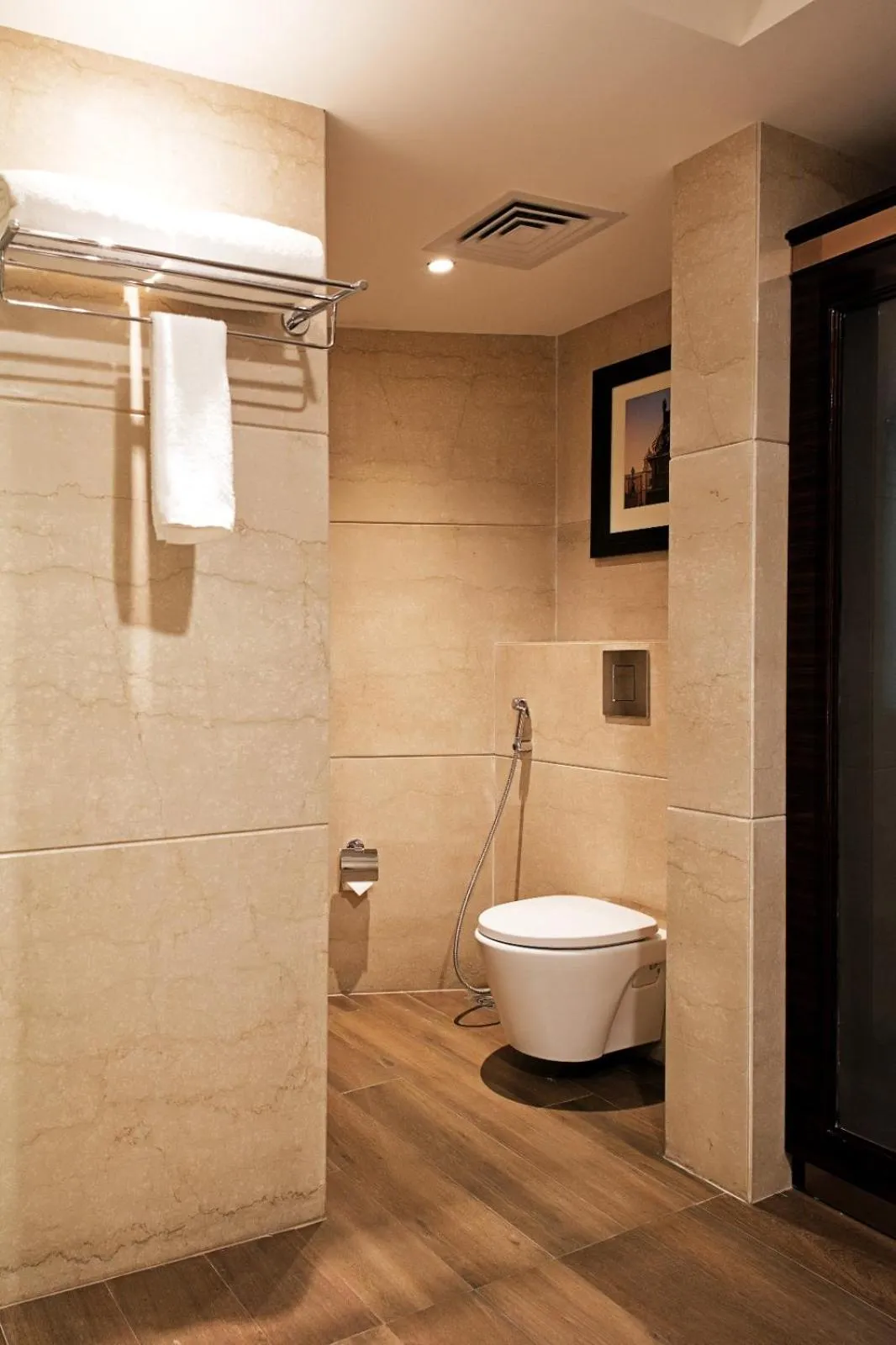 Shower in Barsana Boutique Hotel - Pure vegetarian