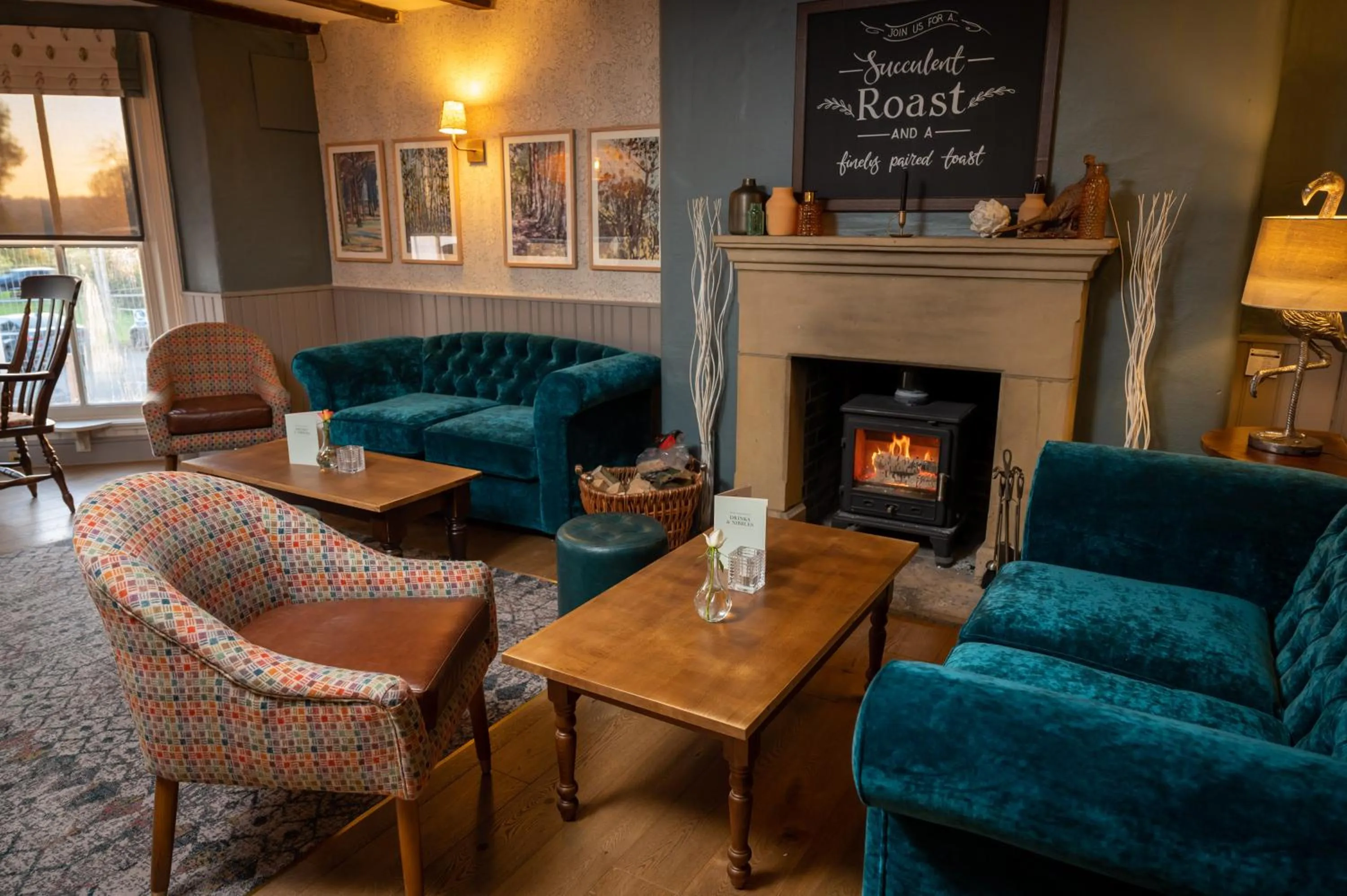 Seating area in Berkshire Arms by Chef & Brewer Collection