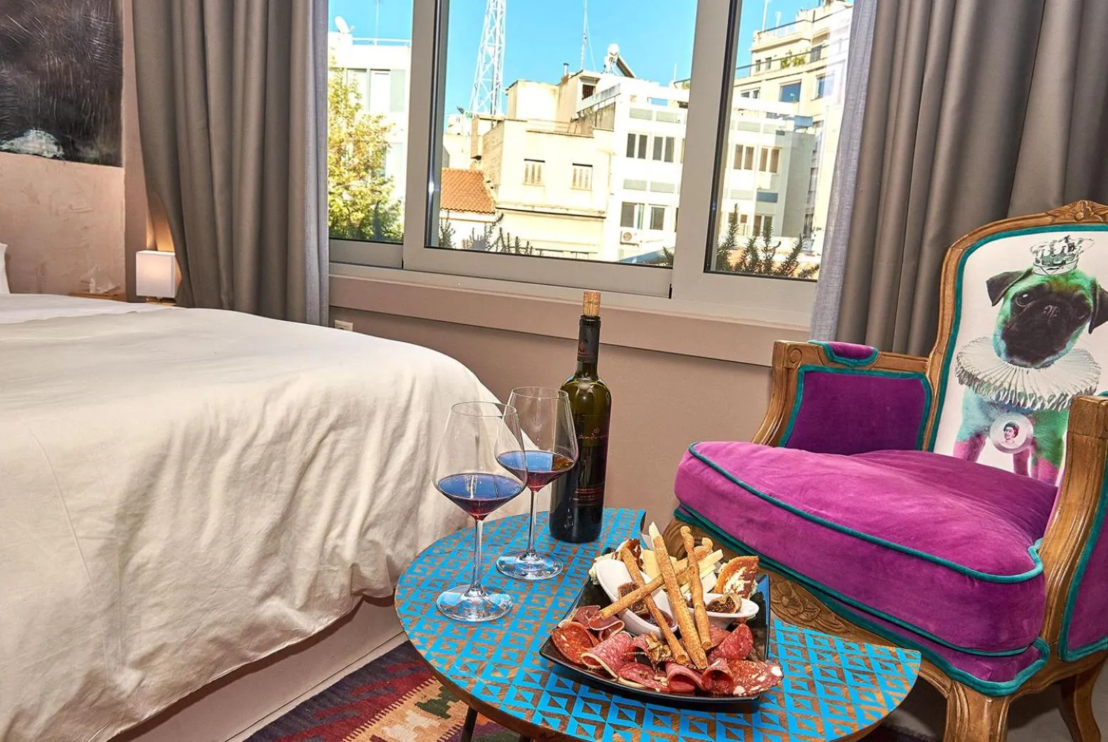 Bedroom, Bed in iFeel Athens