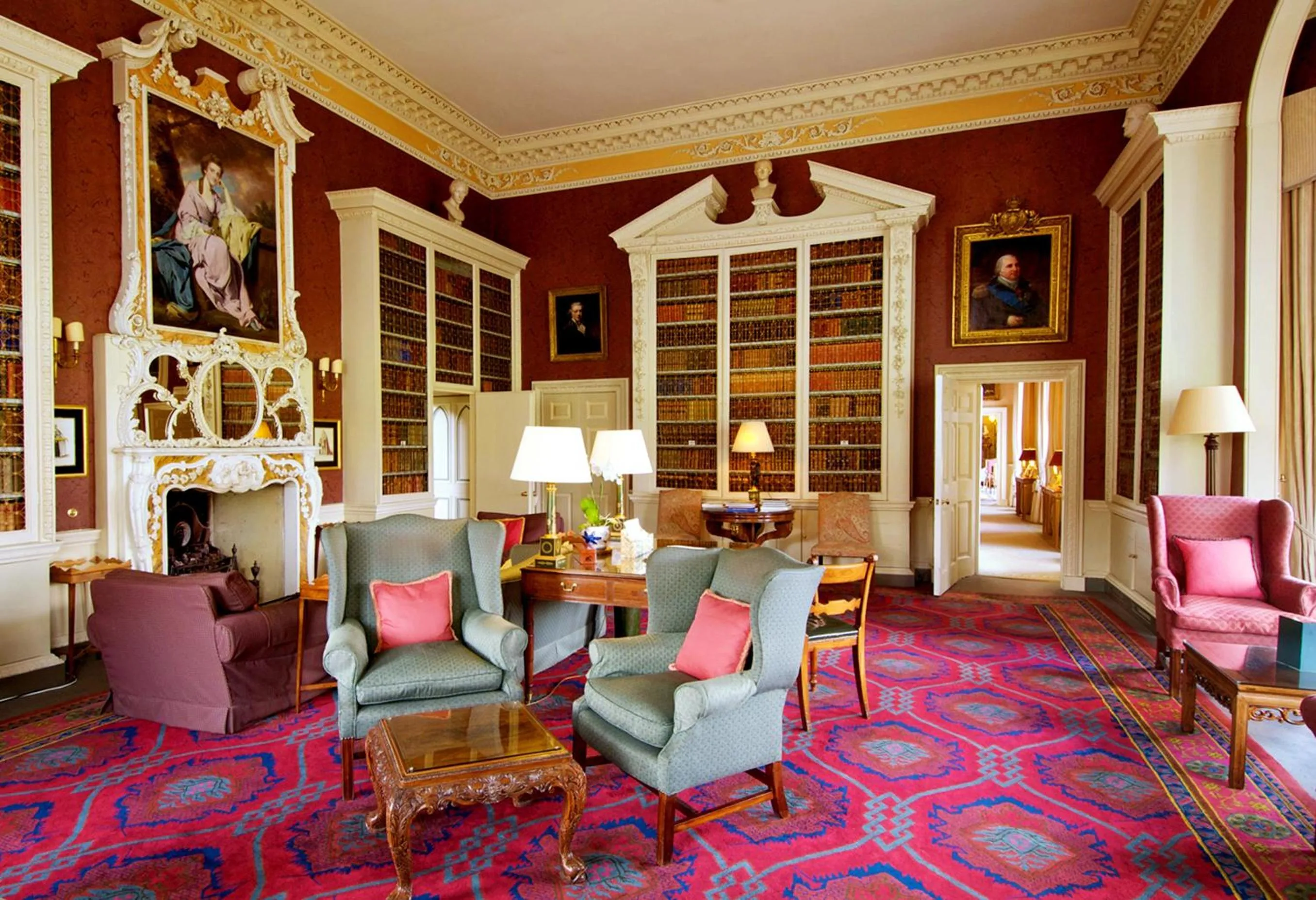 Library in Hartwell House & Spa