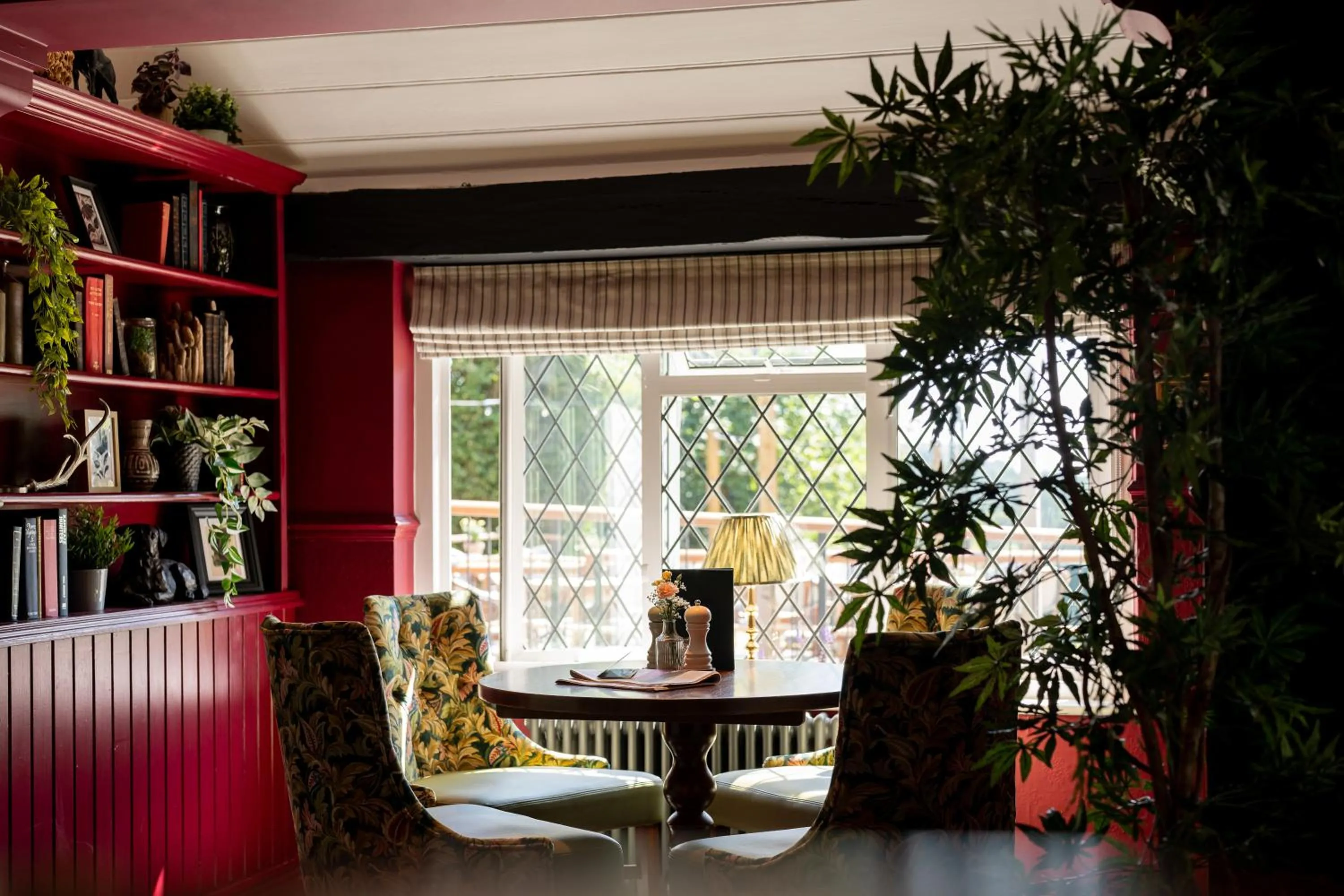 Seating area in The Hampshire Hog