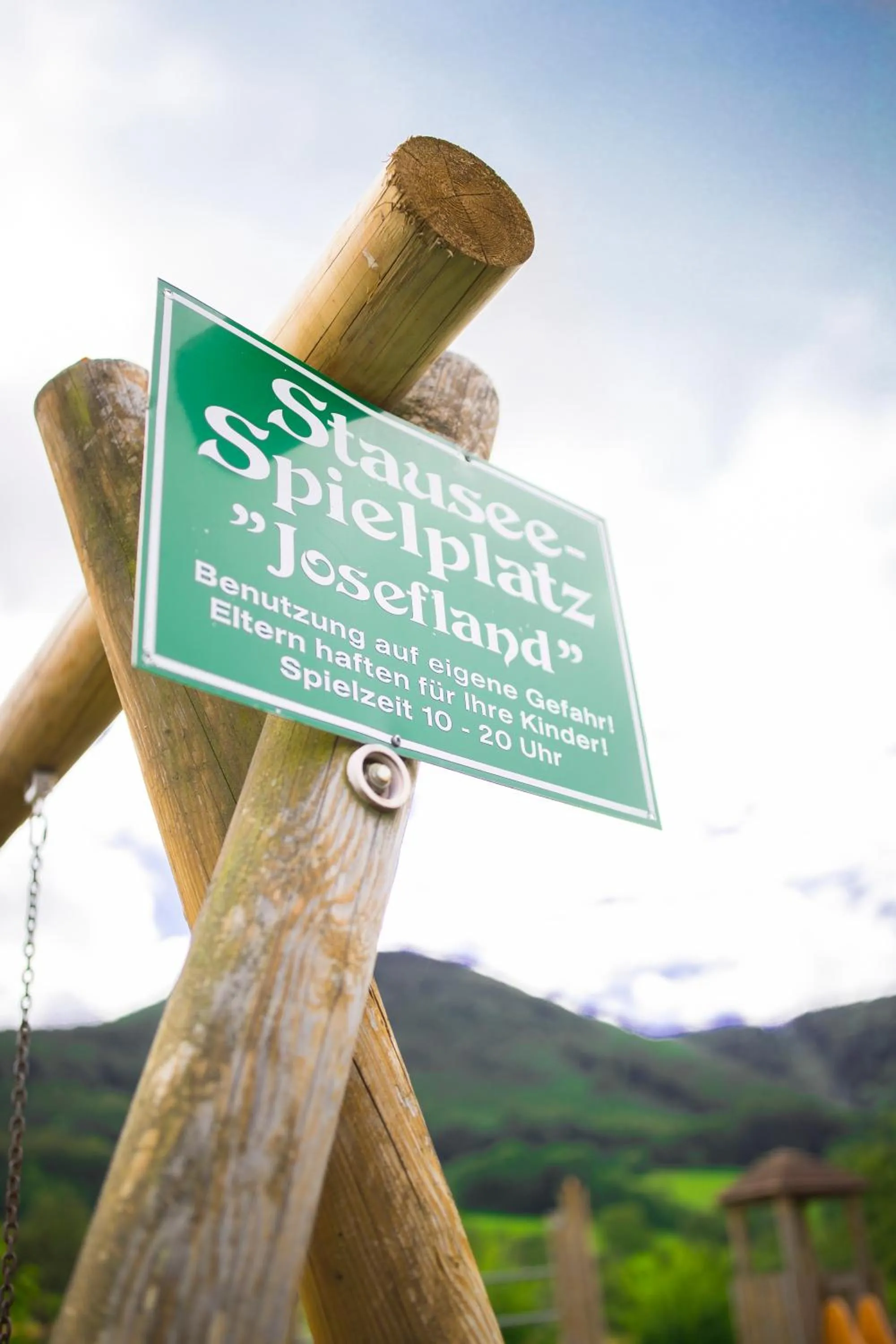 Children play ground in Stausee-Hotel