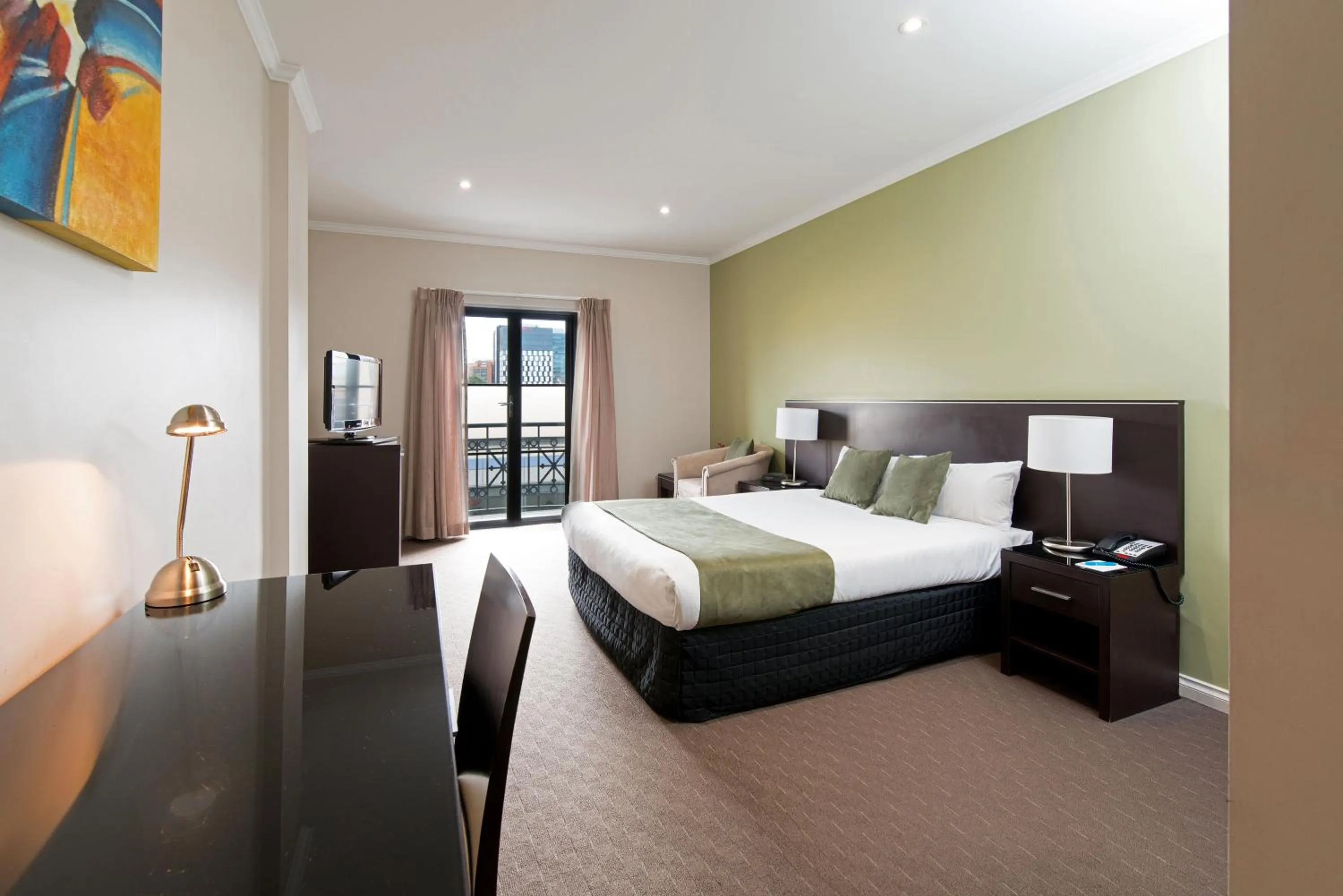 Bedroom, Bed in Frome Apartments