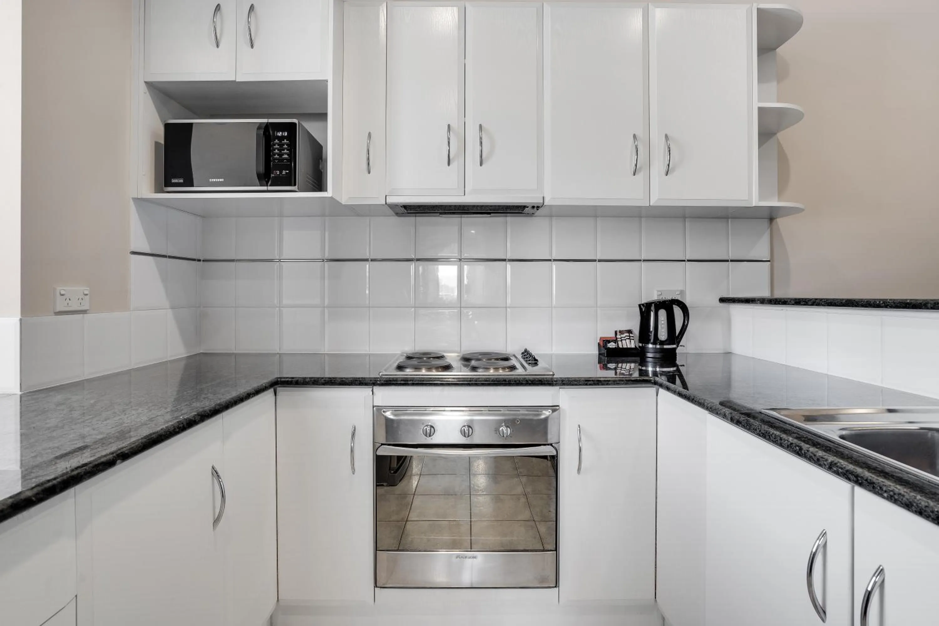 kitchen in Frome Apartments