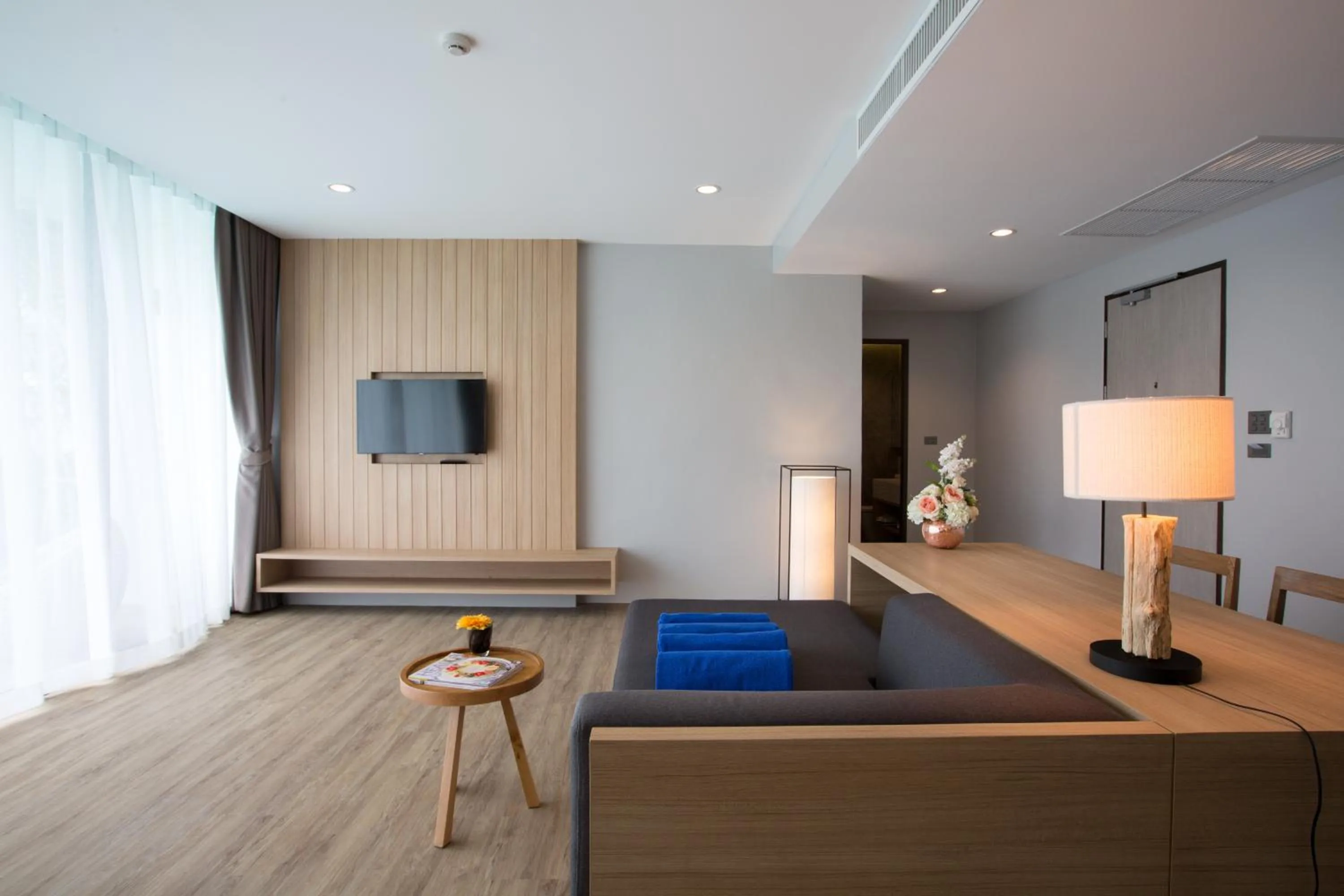 Living room, Bed in Asira Boutique HuaHin