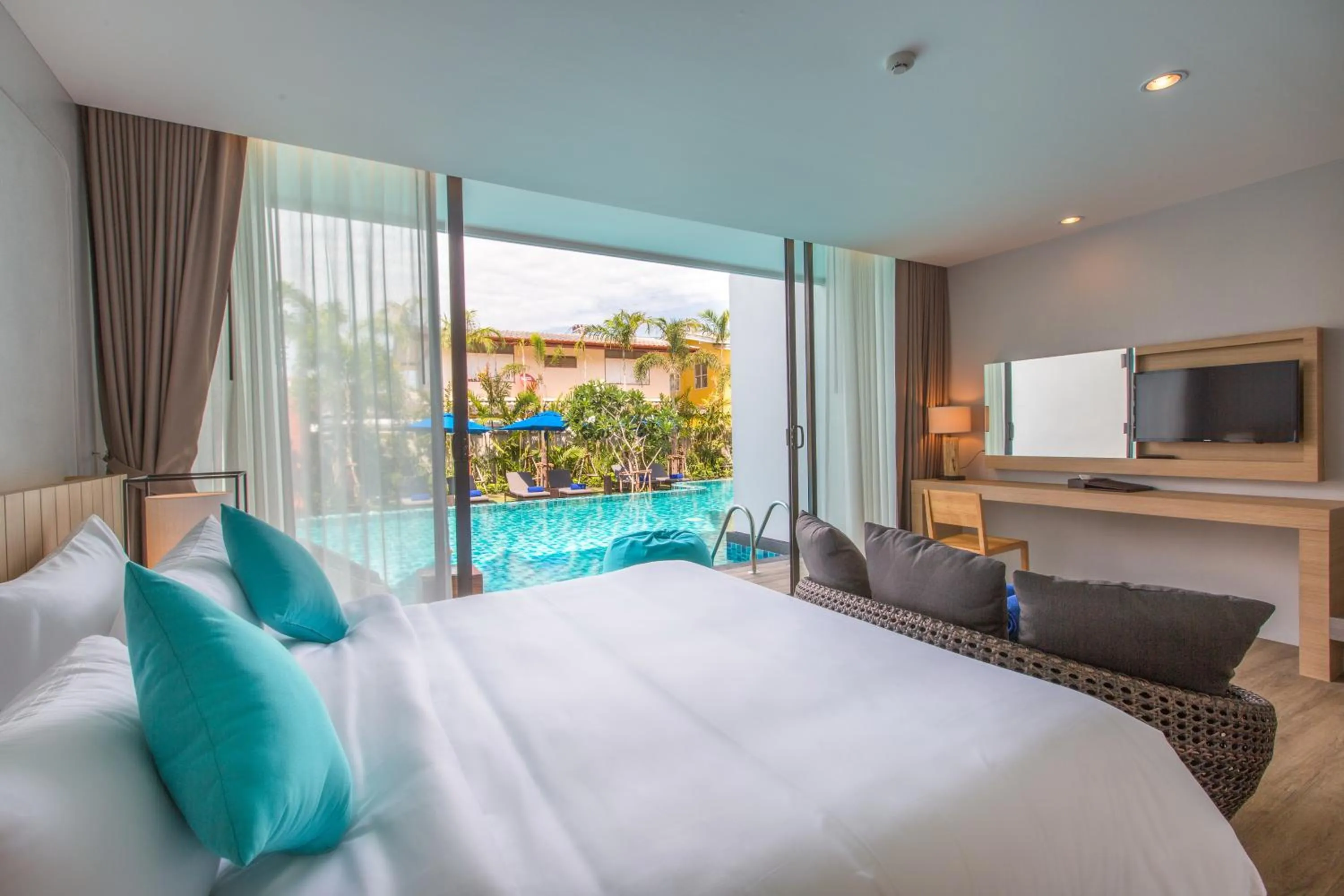 Swimming pool, Bed in Asira Boutique HuaHin