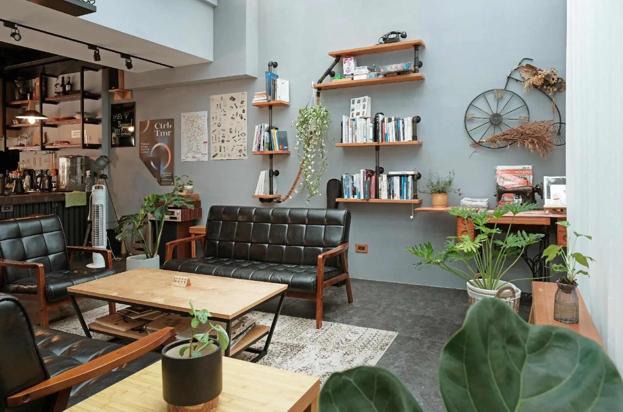 Living room in Journey Hostel