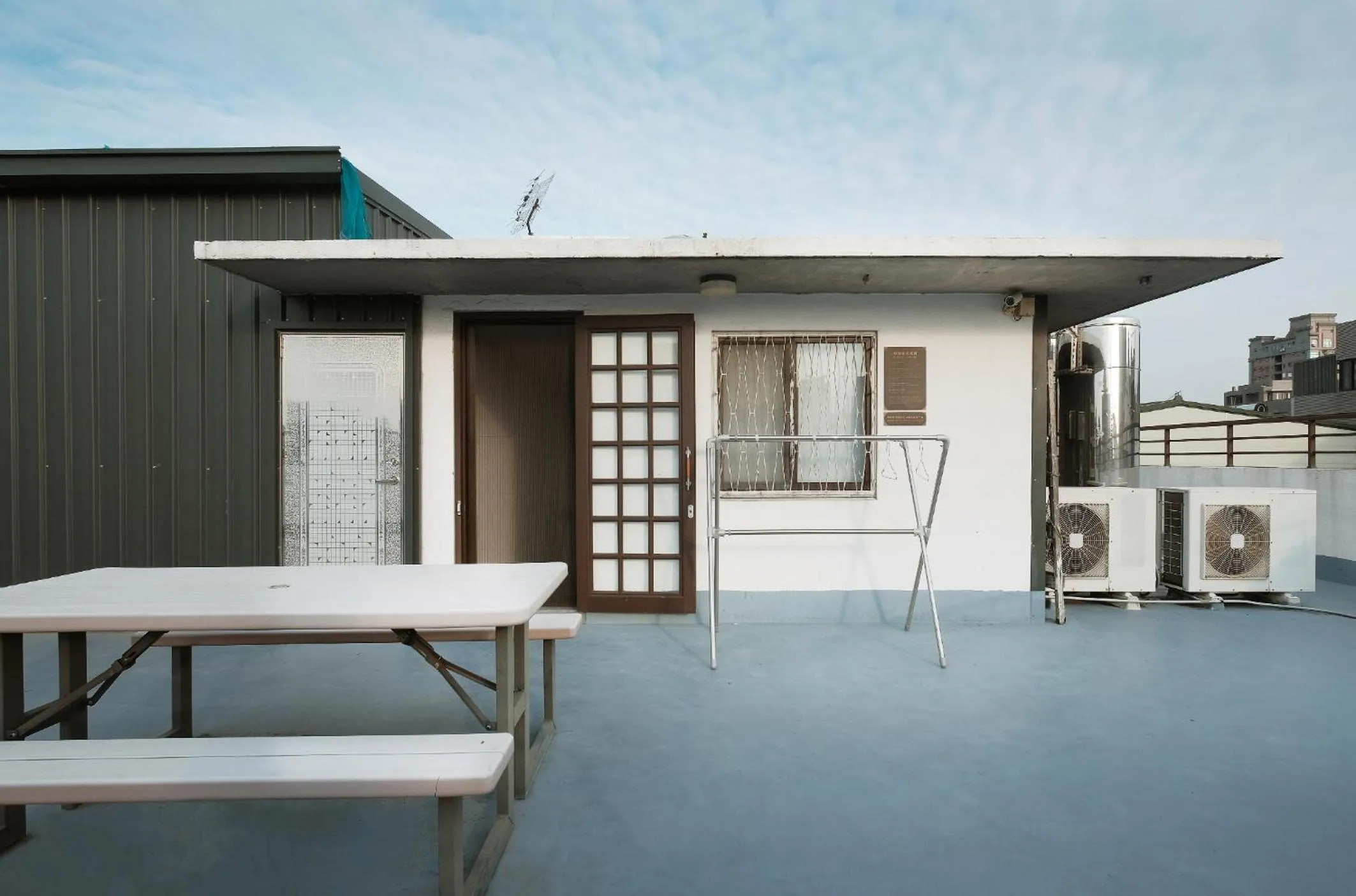 Patio in Journey Hostel