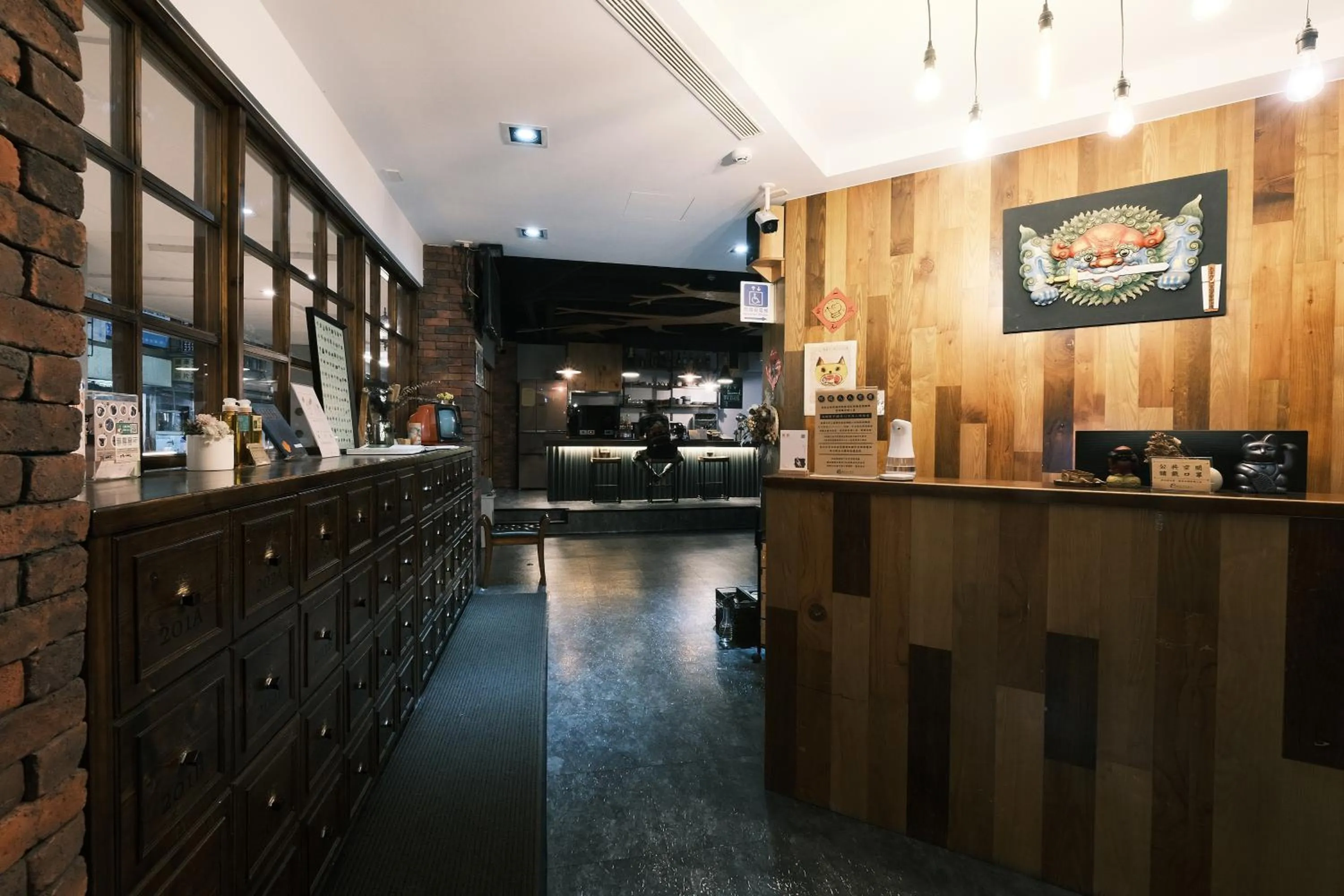 Lobby or reception in Journey Hostel