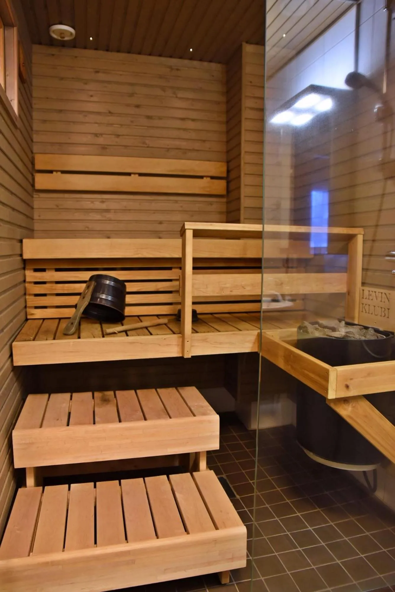 Sauna in Levi Suites Levin Klubi