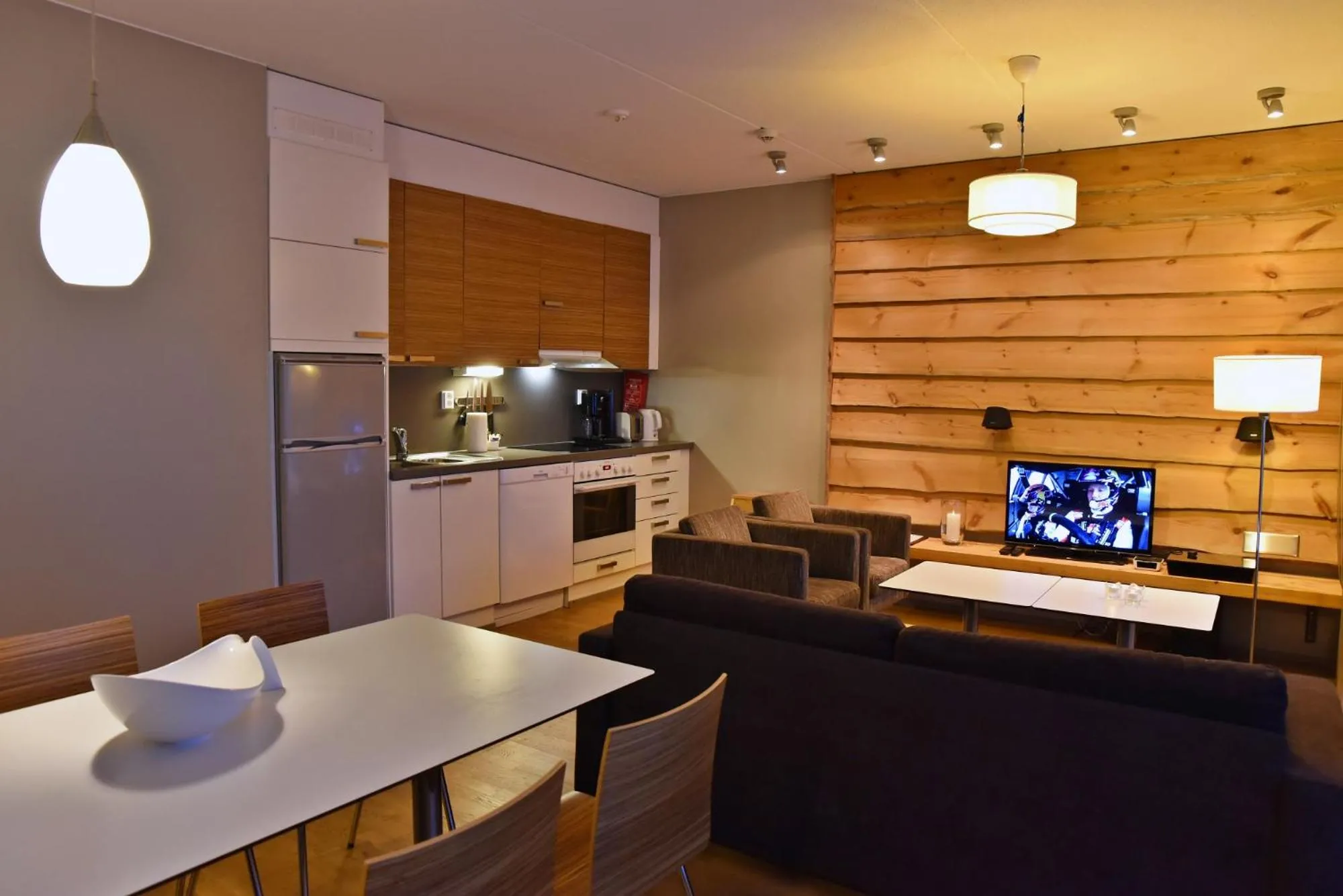 Kitchen or kitchenette in Levi Suites Levin Klubi