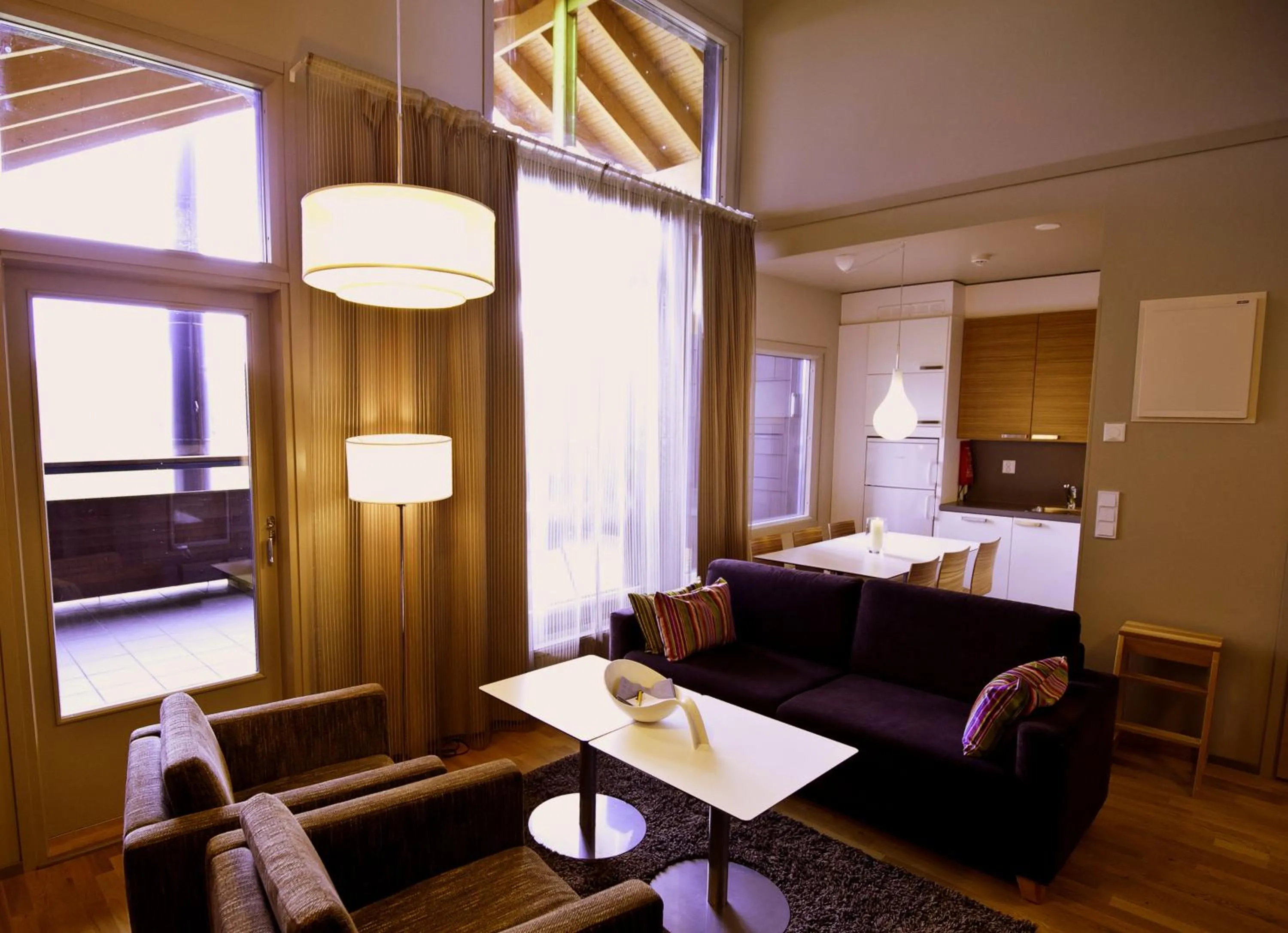 Living room, Bed in Levi Suites Levin Klubi