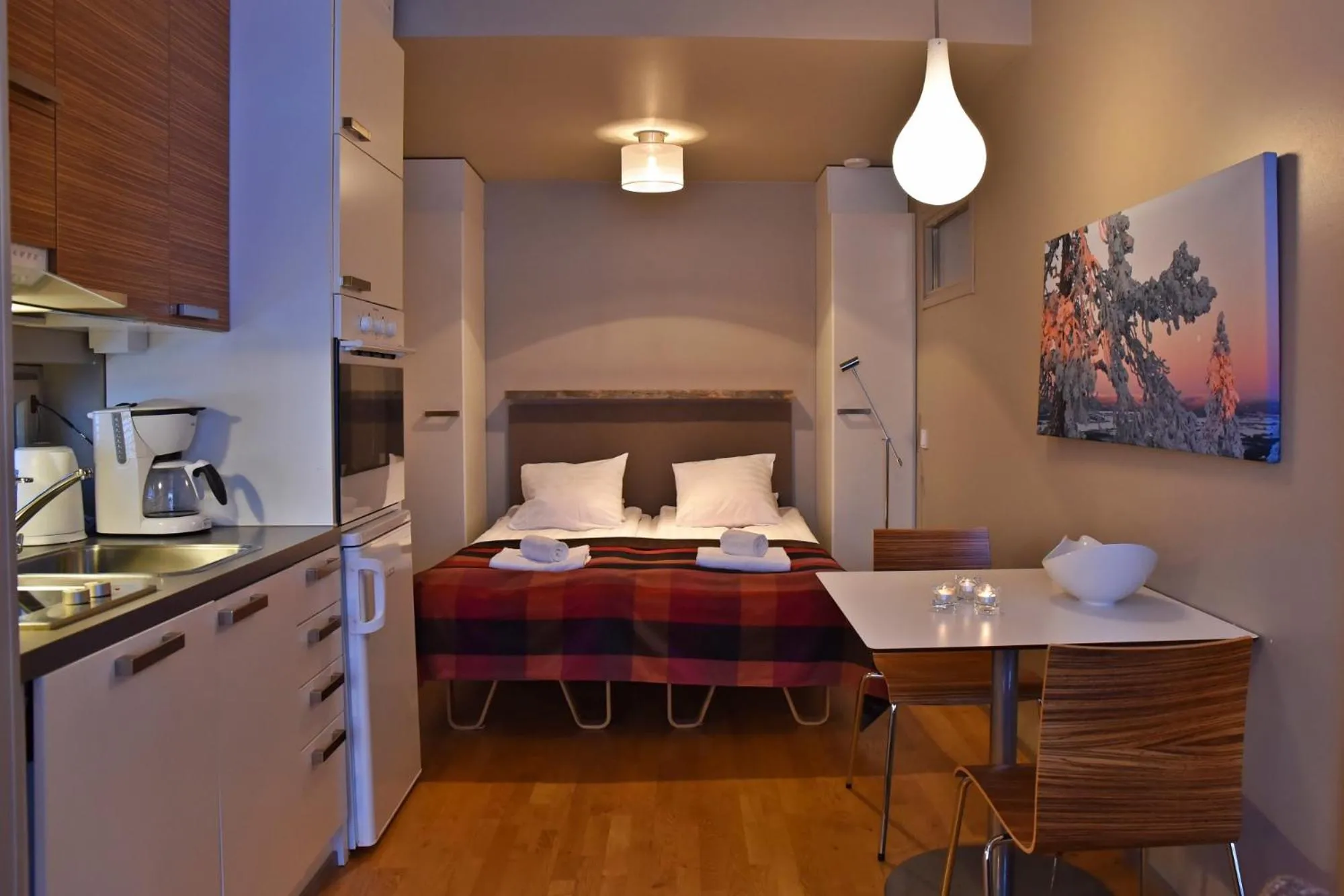 Bed in Levi Suites Levin Klubi