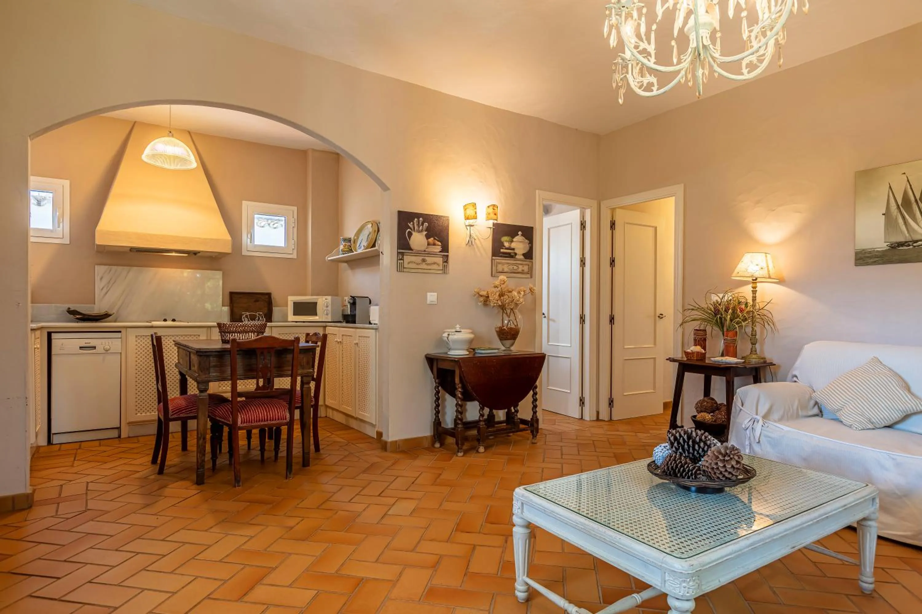 Kitchen or kitchenette in Hotel-Apart CORTIJO LAS PIÑAS